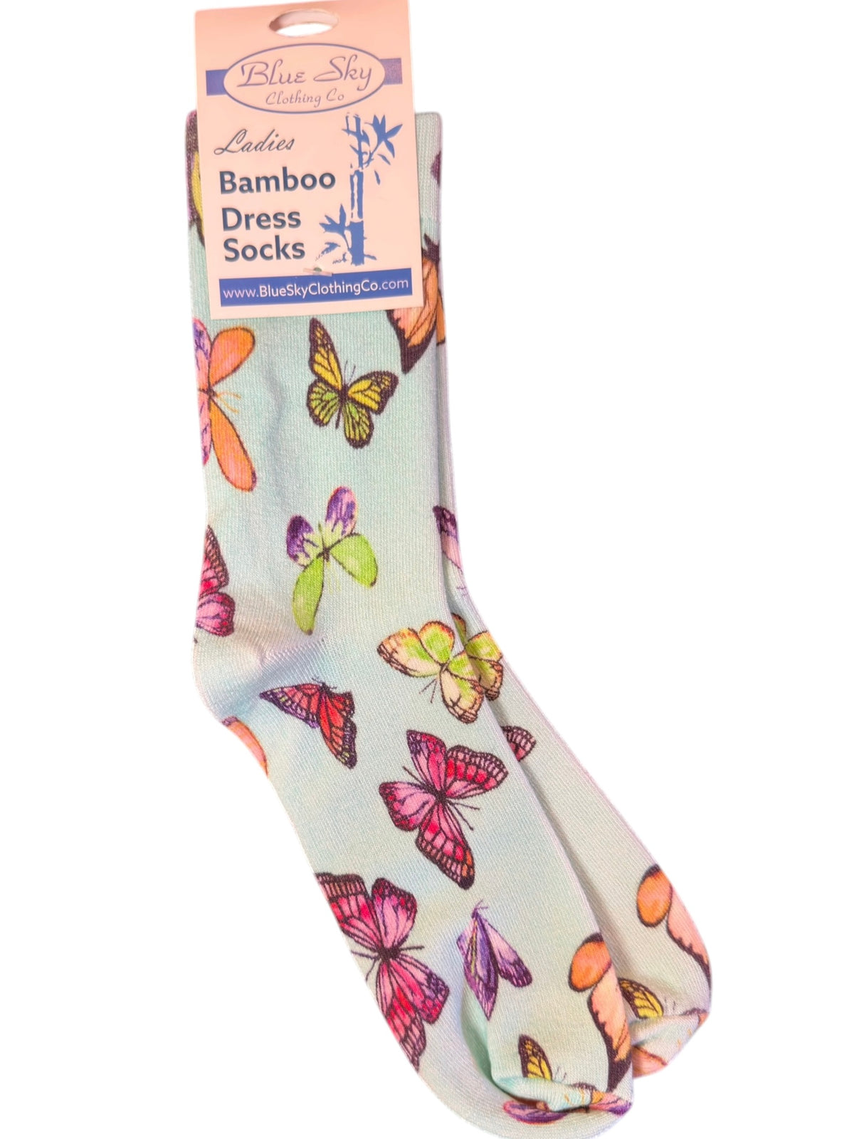 Flutter Bamboo Crew Socks