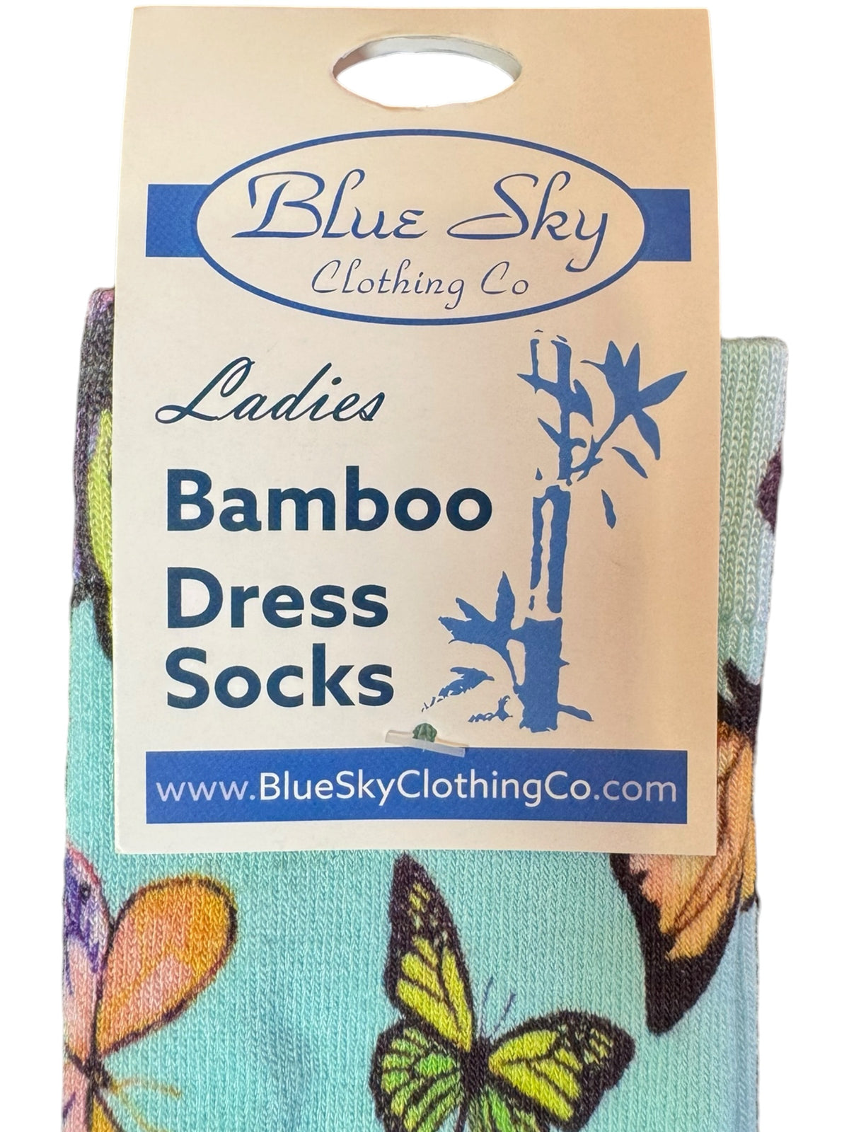 Flutter Bamboo Crew Socks