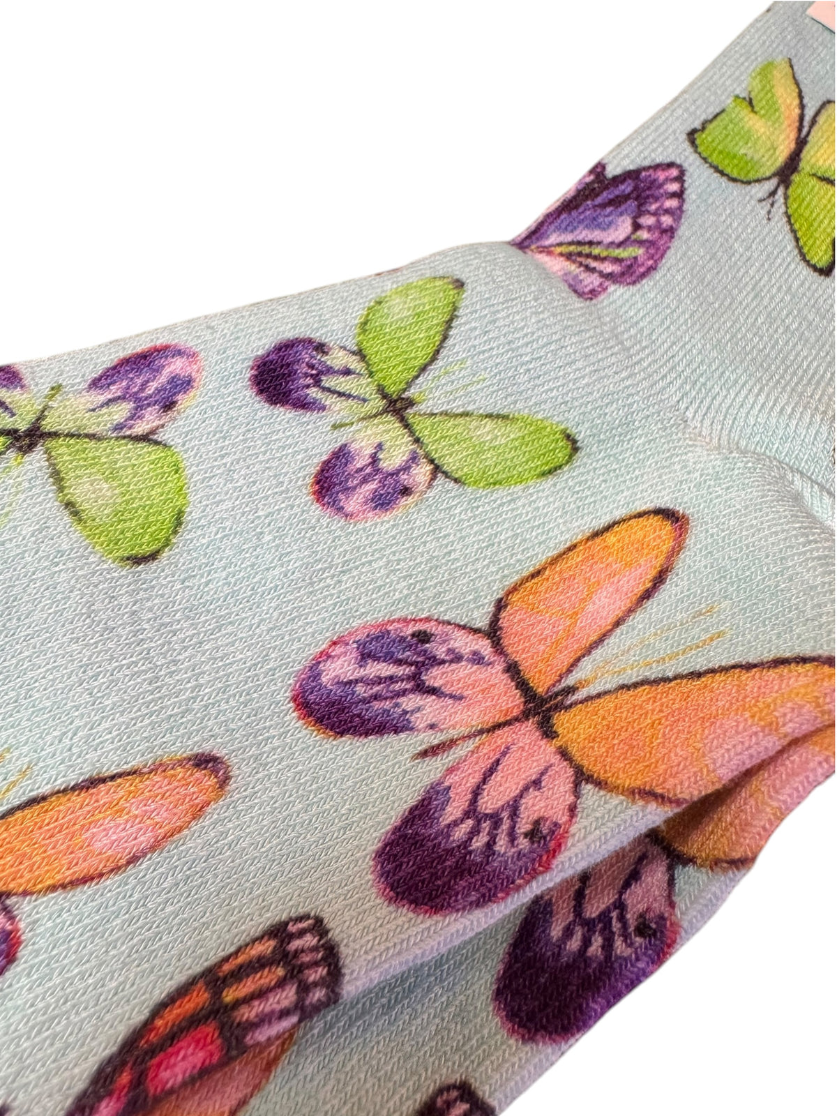 Flutter Bamboo Crew Socks