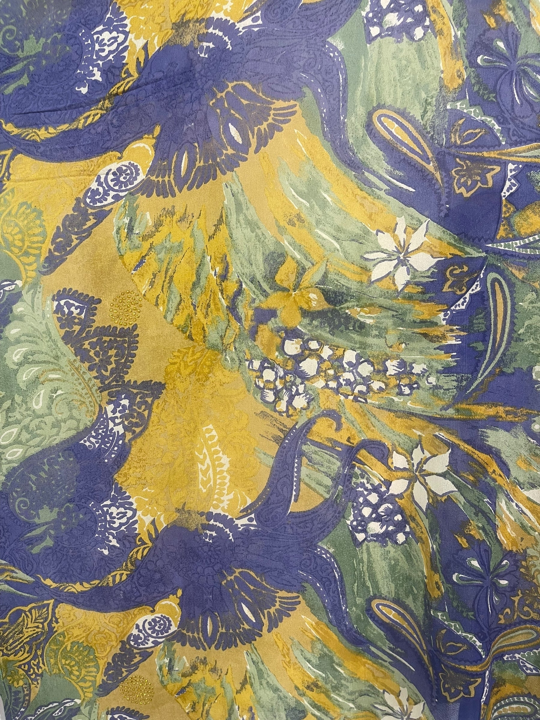 PRG8338A Sheer Avatar Pure Silk Kimono-Sleeved Jacket with Belt