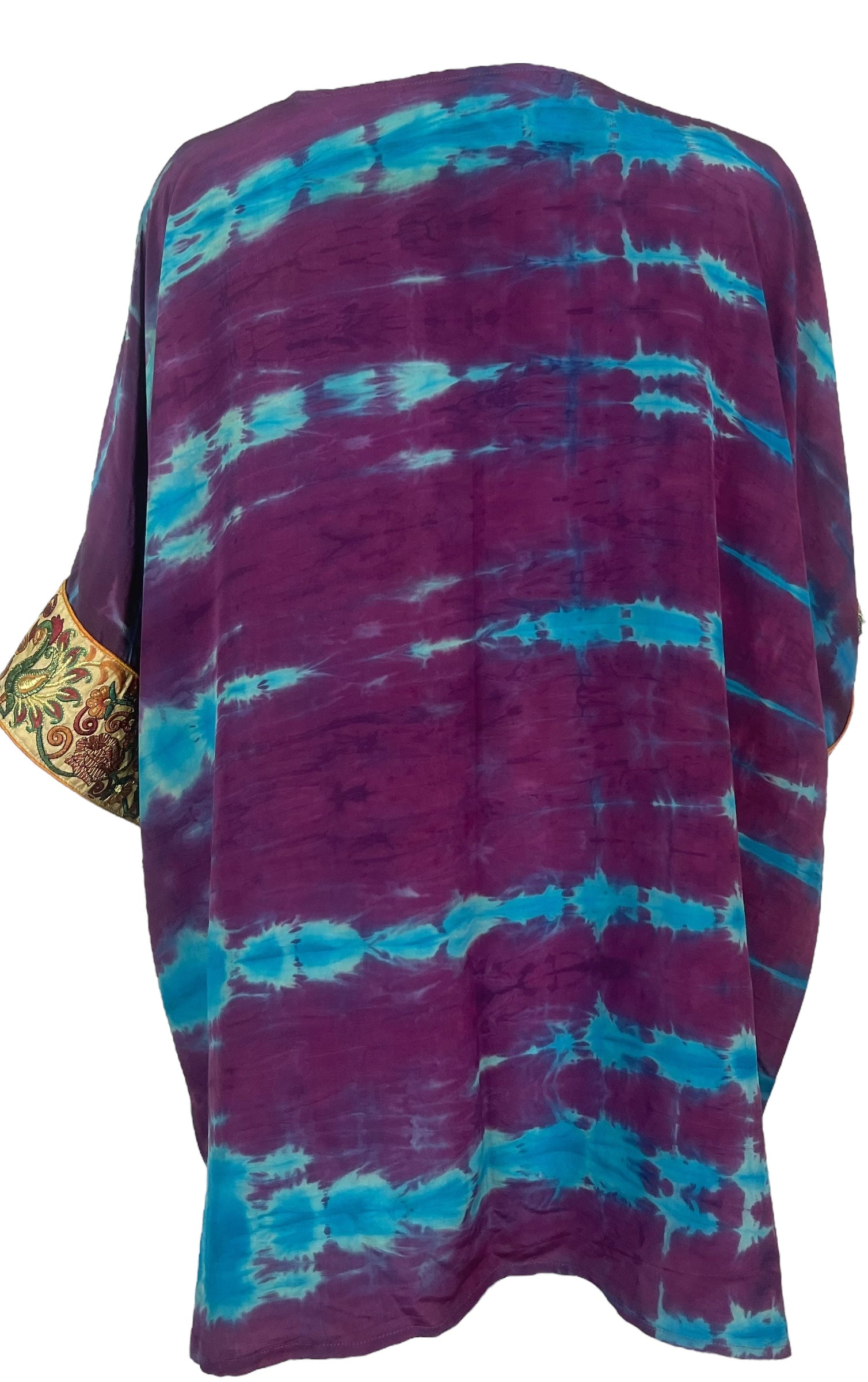 PRC8327 Avatar Pure Silk Kimono-Sleeved Jacket with Belt