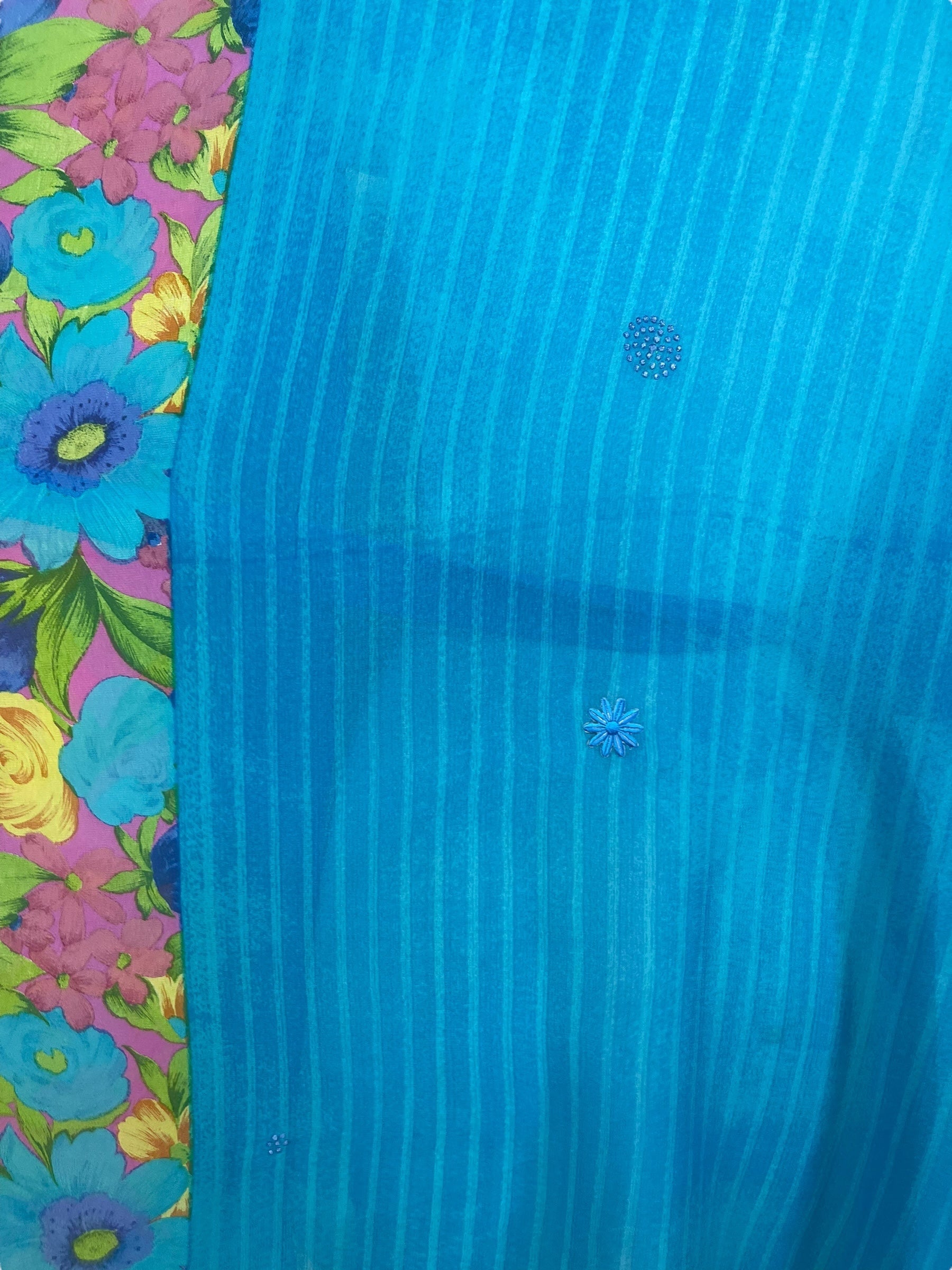 PRG8337 Sheer Avatar Pure Silk Kimono-Sleeved Jacket with Belt