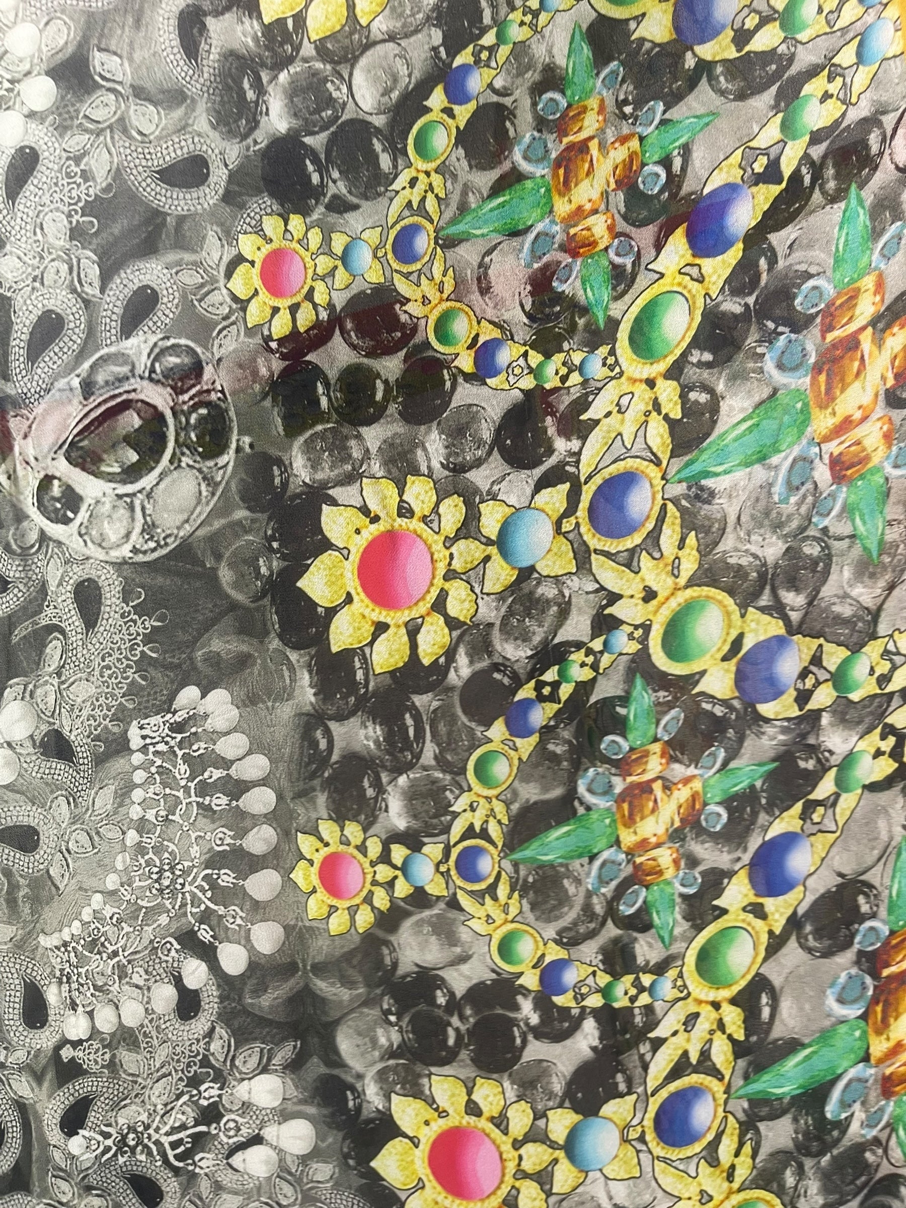 PRG8345 Sheer Wabi Sabi Pure Silk Kimono-Sleeved Jacket with Belt