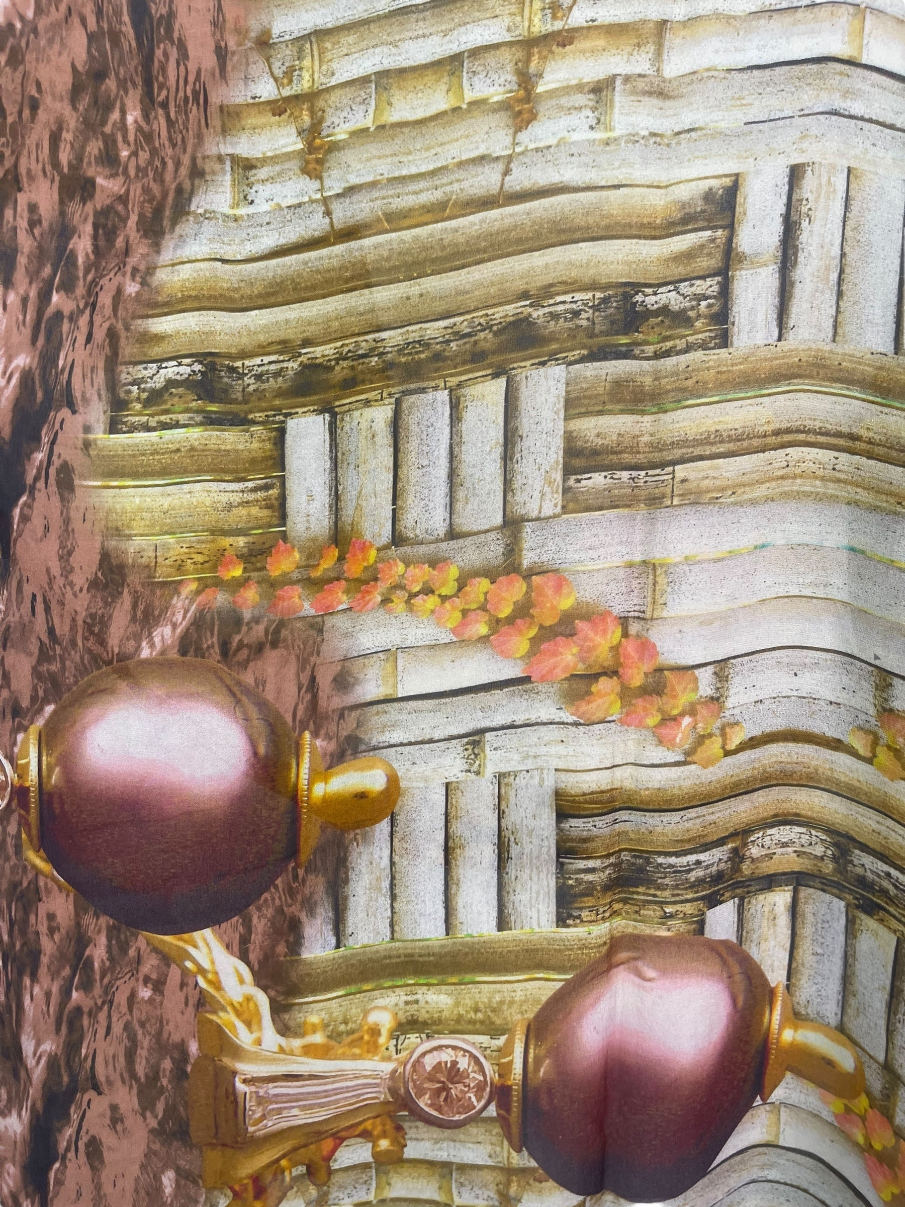 PRG8339A Sheer Wabi Sabi Pure Silk Kimono-Sleeved Jacket with Belt