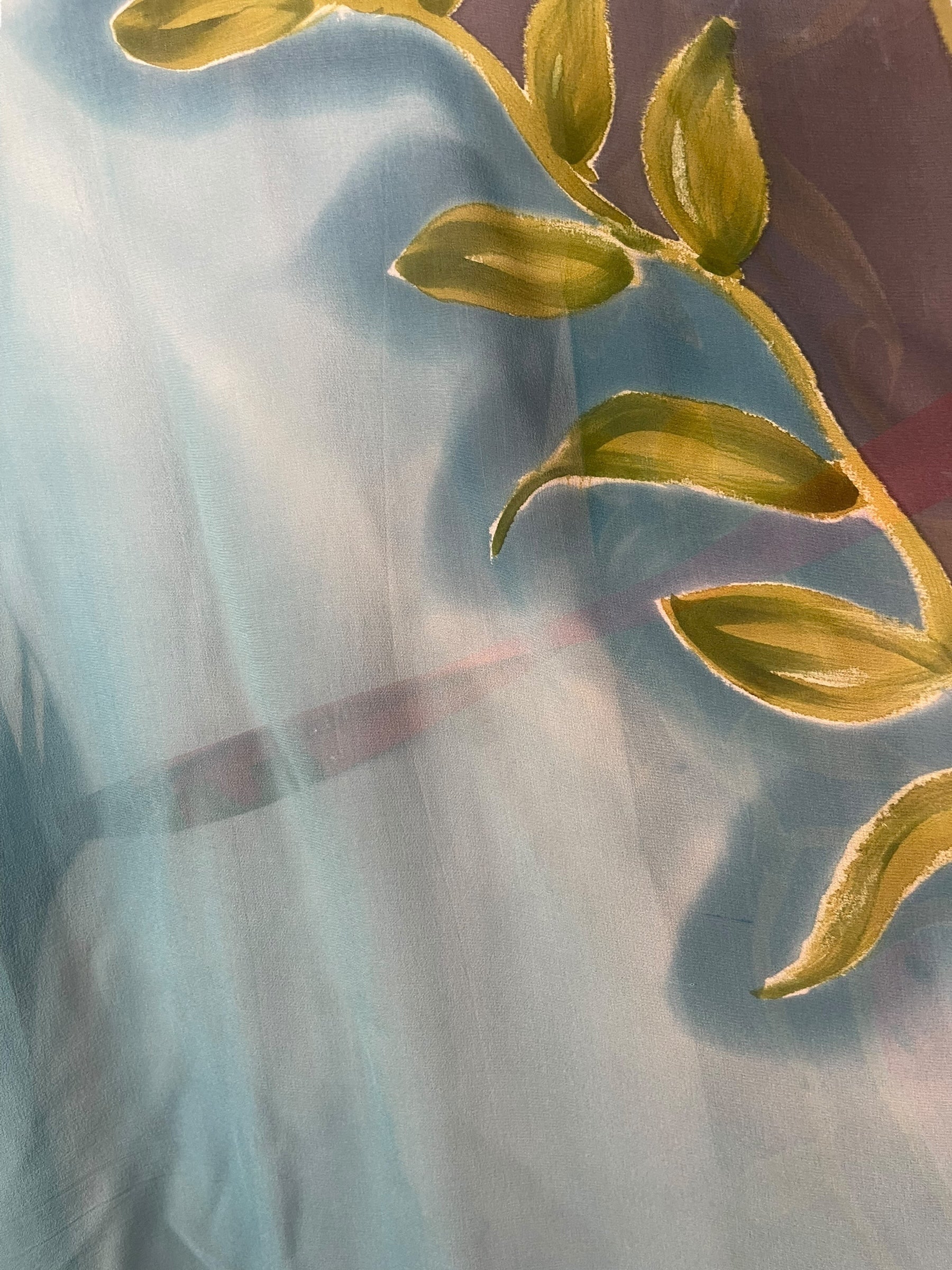 PRG8341 Sheer Wabi Sabi Pure Silk Kimono-Sleeved Jacket with Belt