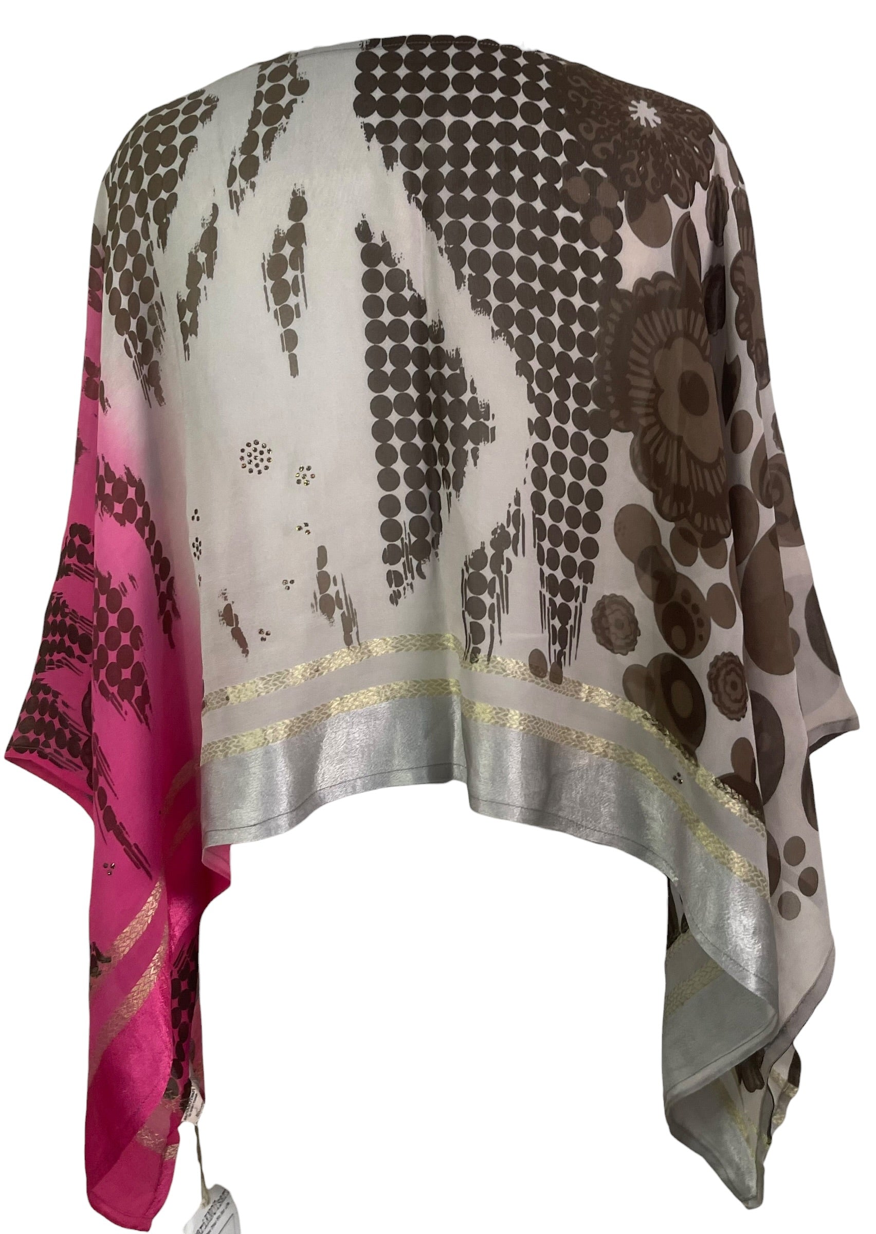 Releases Sunday at 8pm EST PRG8726 Sheer Avatar Pure Silk Capelet Poncho