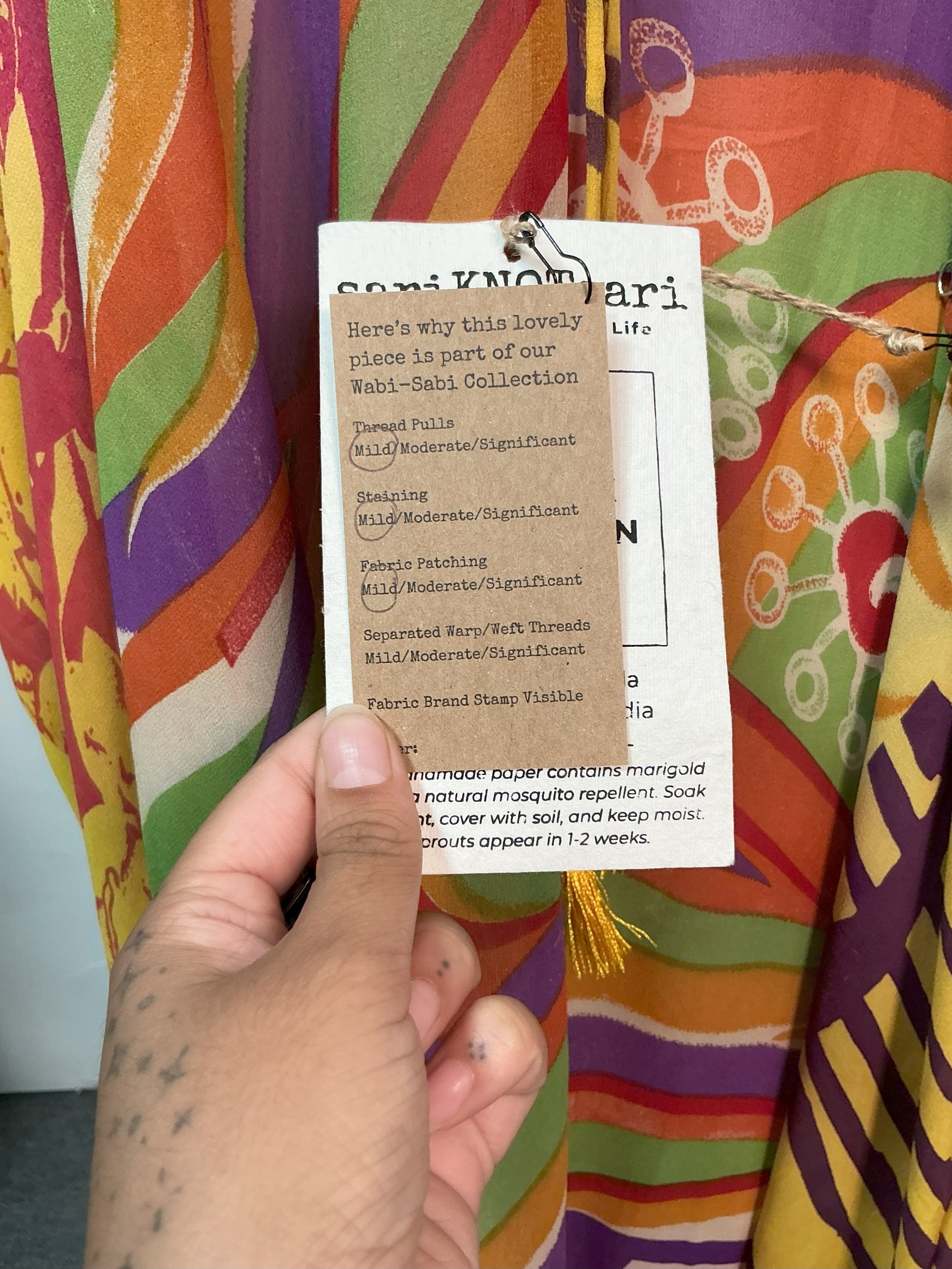 PRG6795 Sheer Wabi Sabi Pure Silk Maxi Kaftan