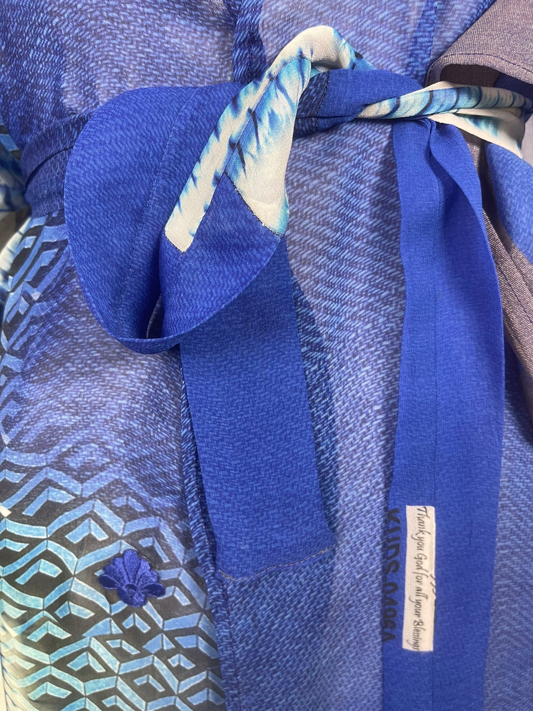 Releases Sunday at 8pm EST PRG9106 Sheer Wabi Sabi Pure Silk Kimono-Sleeved Jacket with Belt
