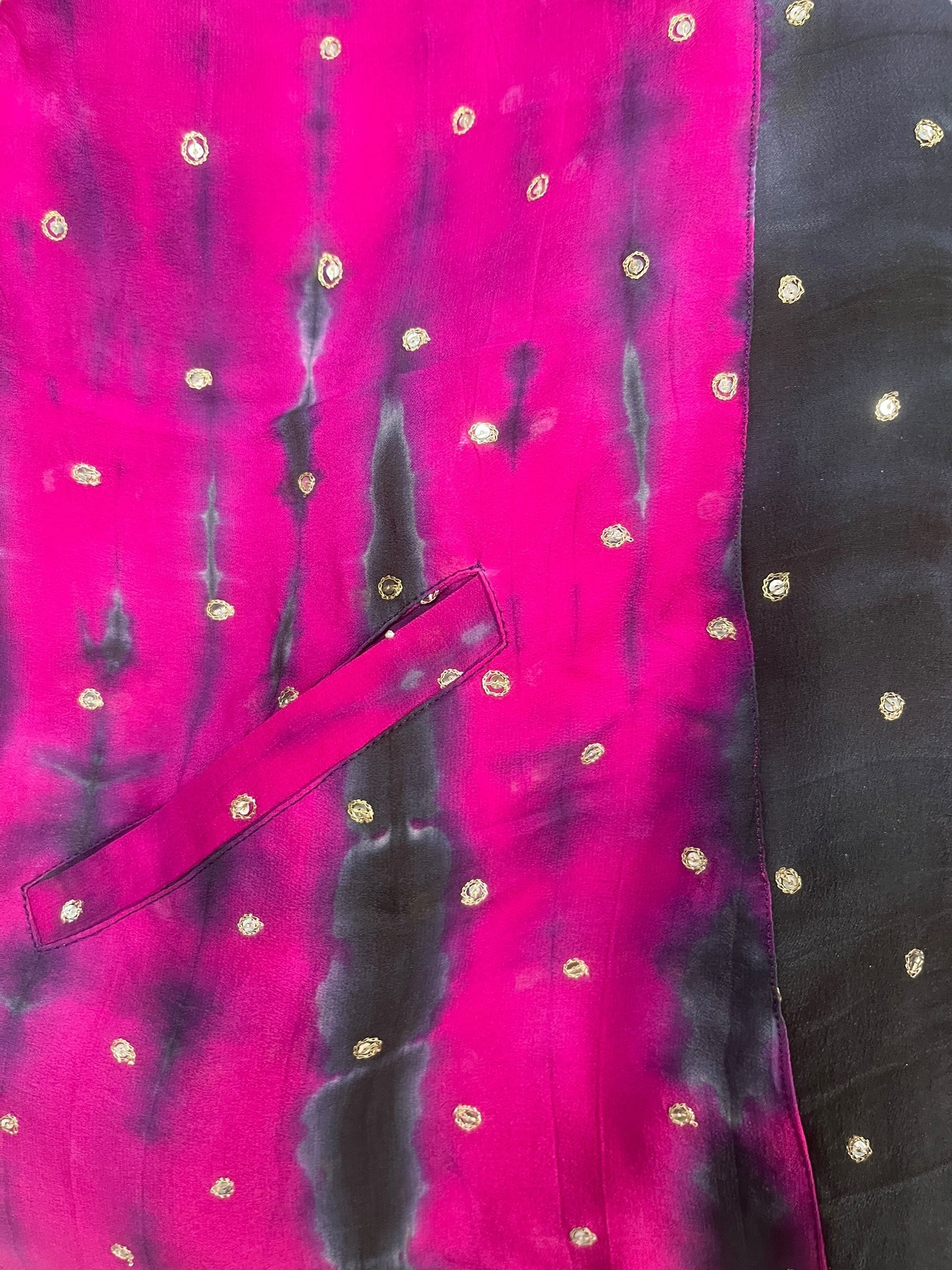 PREVIEW PRC8364 Avatar Reversible Pure Silk Jiva Jacket with Slits by DECEMBER2025 – Handmade ethical Jiva Jacket from sariKNOTsari using upcycled silk. Designed in Canada for travel and slow fashion, loved from Toronto to LA to Sydney.