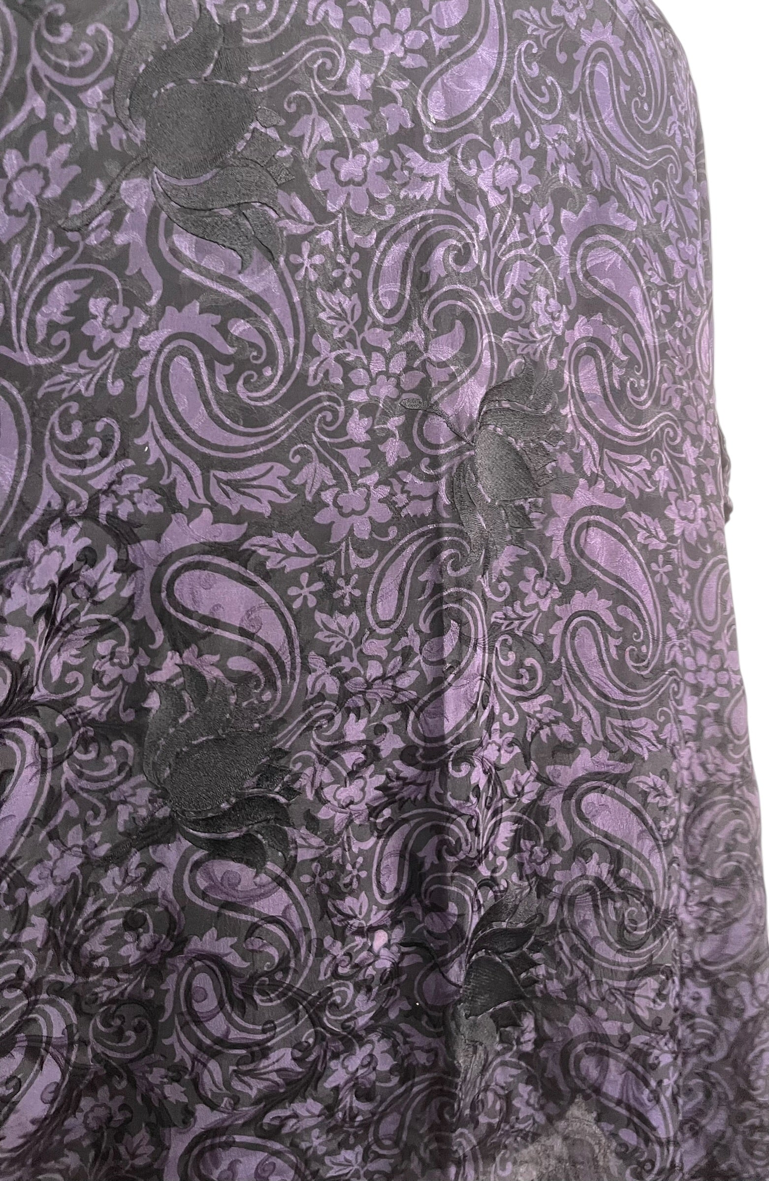 PRC8903 Avatar Pure Silk Short Kaftan Tunic with Slits