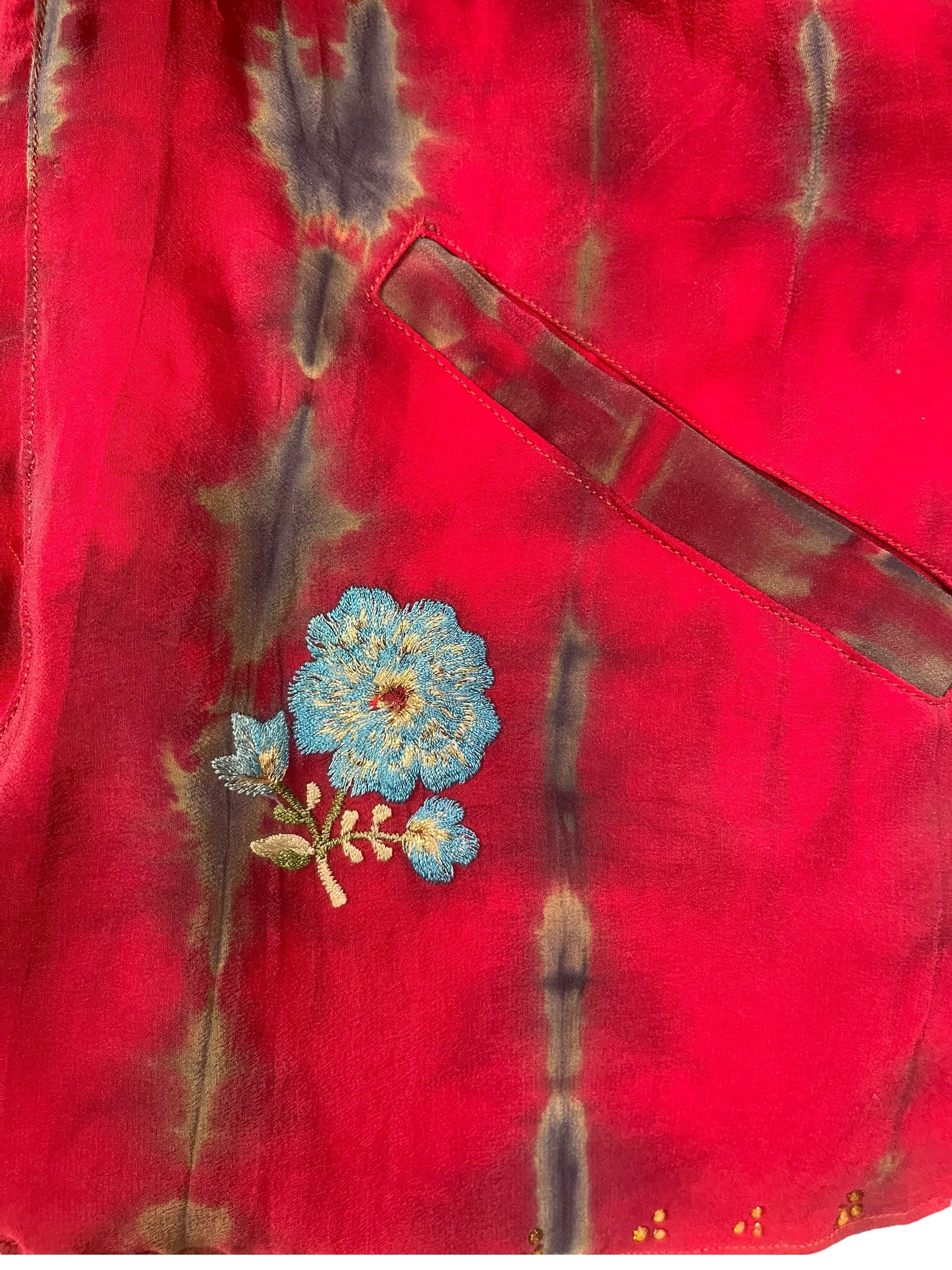 PRC8358 Avatar Reversible Pure Silk Jiva Jacket with Slits