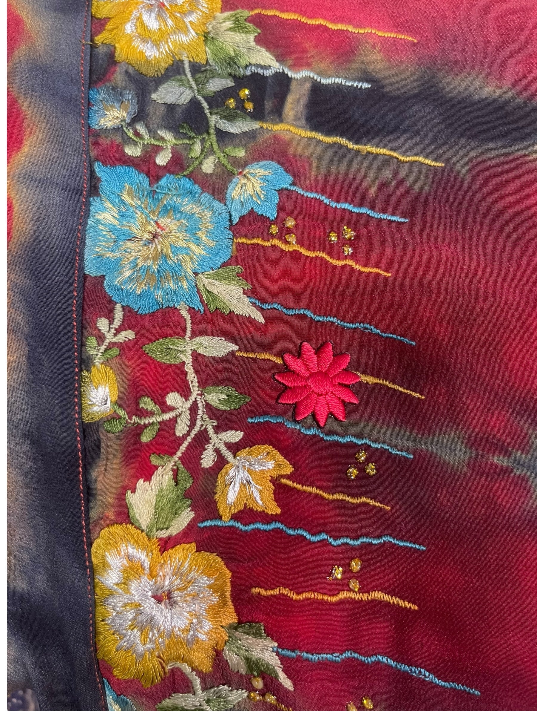 PRC8358 Avatar Reversible Pure Silk Jiva Jacket with Slits