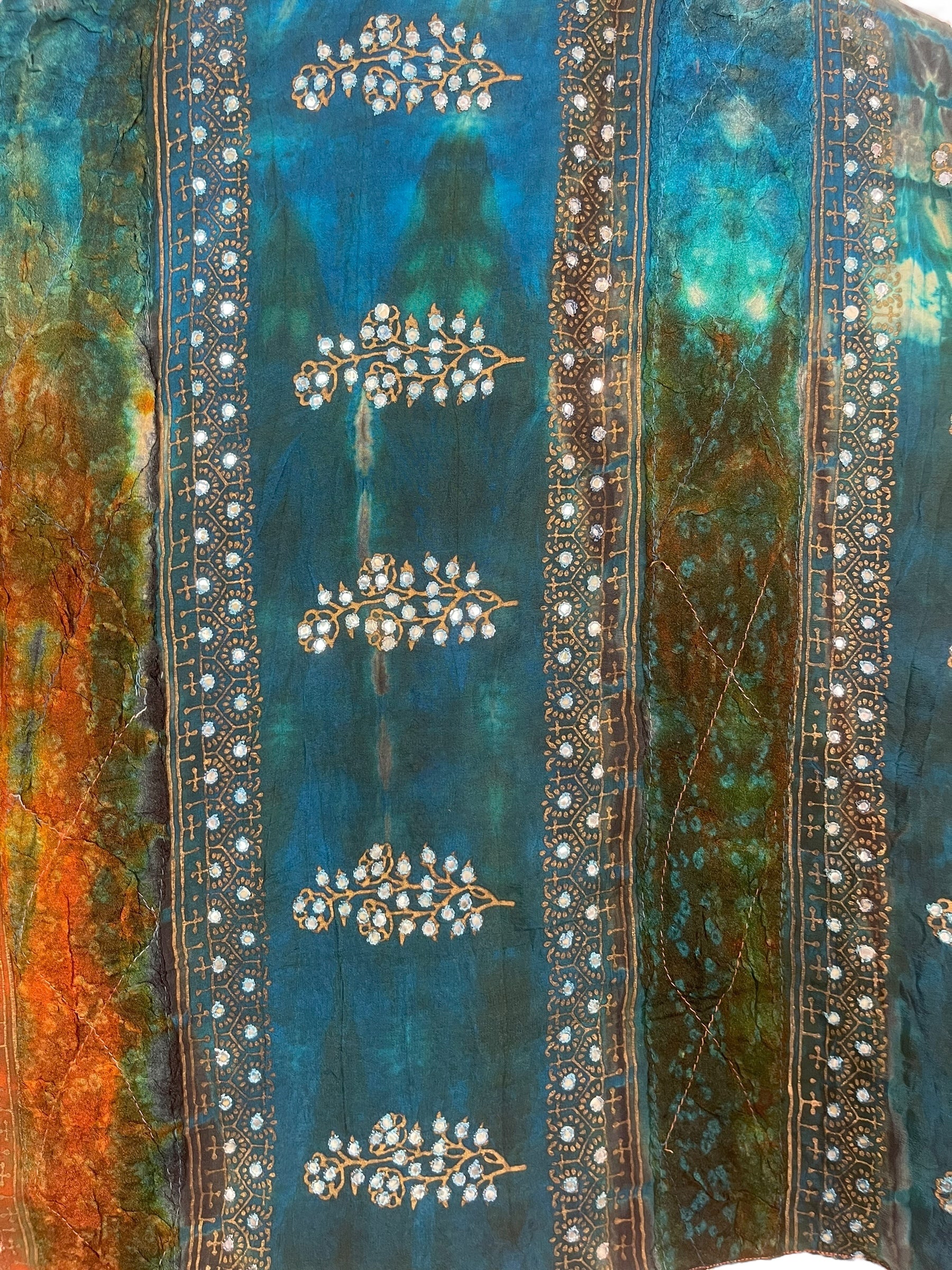 PRC8358 Avatar Reversible Pure Silk Jiva Jacket with Slits