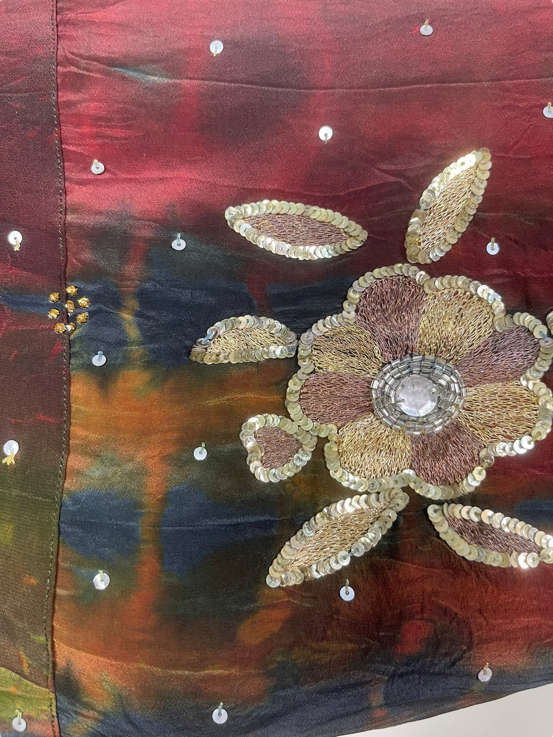 PREVIEW PRC8377 Avatar Reversible Pure Silk Jiva Jacket with Slits by DECEMBER2025 – Handmade ethical Jiva Jacket from sariKNOTsari using upcycled silk. Designed in Canada for travel and slow fashion, loved from Toronto to LA to Sydney.