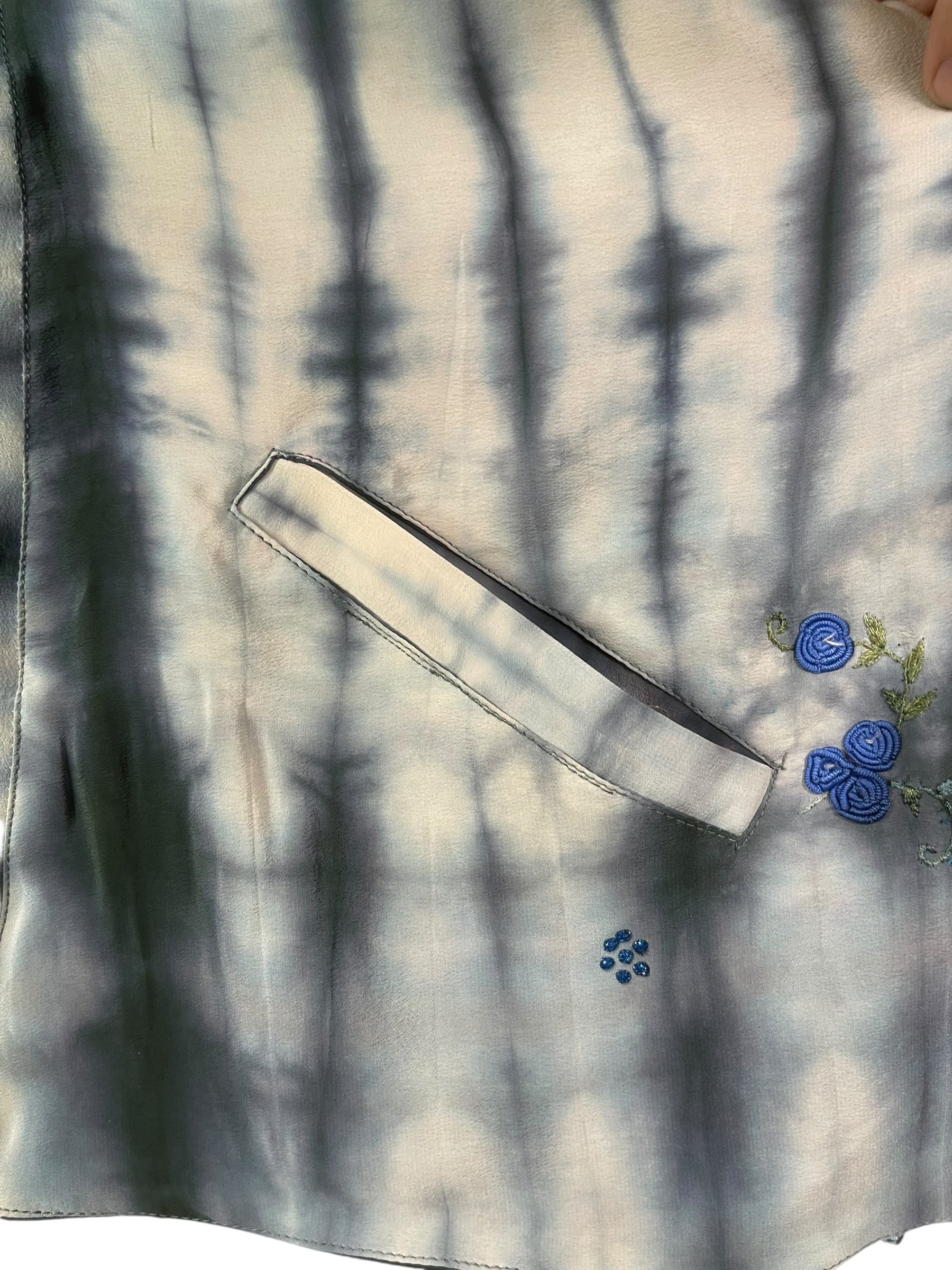 PREVIEW PRC8376 Avatar Reversible Pure Silk Jiva Jacket with Slits by DECEMBER2025 – Handmade ethical Jiva Jacket from sariKNOTsari using upcycled silk. Designed in Canada for travel and slow fashion, loved from Toronto to LA to Sydney.