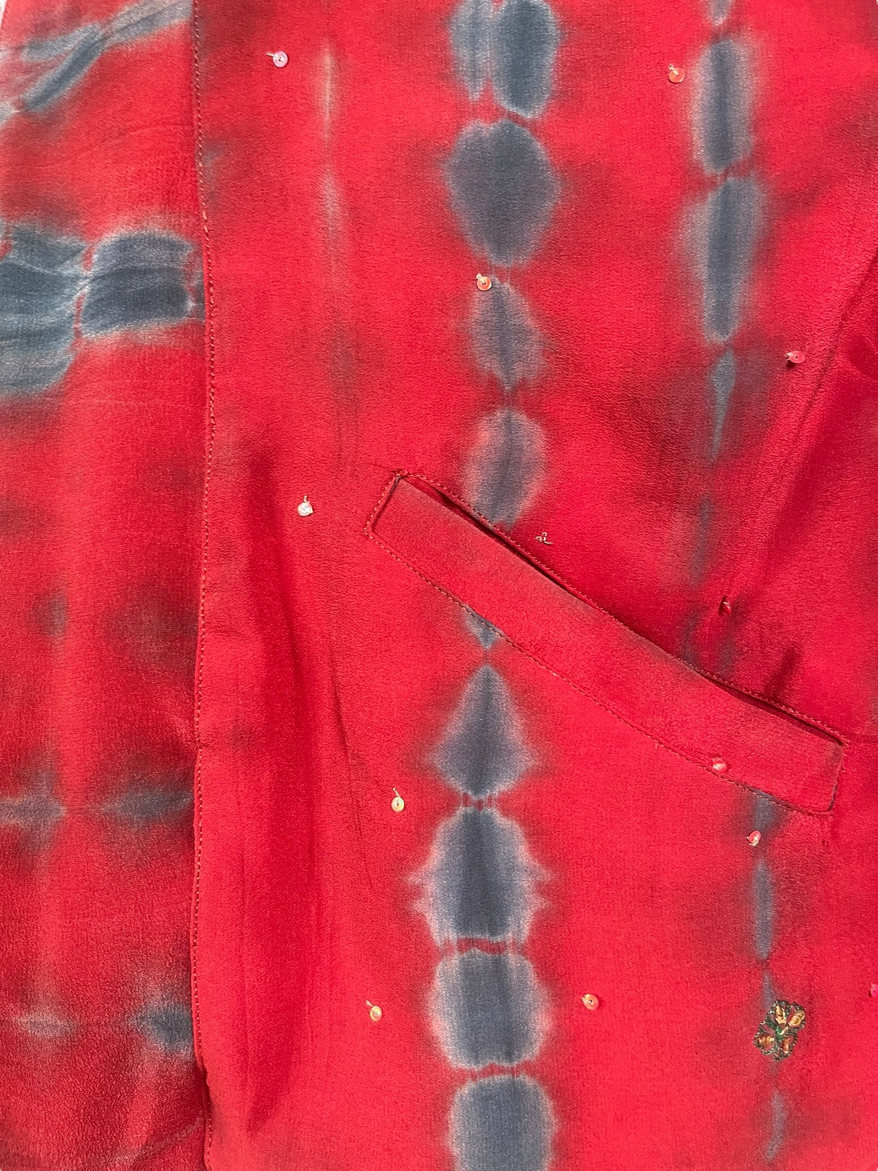 PREVIEW PRC8353 Avatar Reversible Pure Silk Jiva Jacket with Slits by DECEMBER2025 – Handmade ethical Jiva Jacket from sariKNOTsari using upcycled silk. Designed in Canada for travel and slow fashion, loved from Toronto to LA to Sydney.