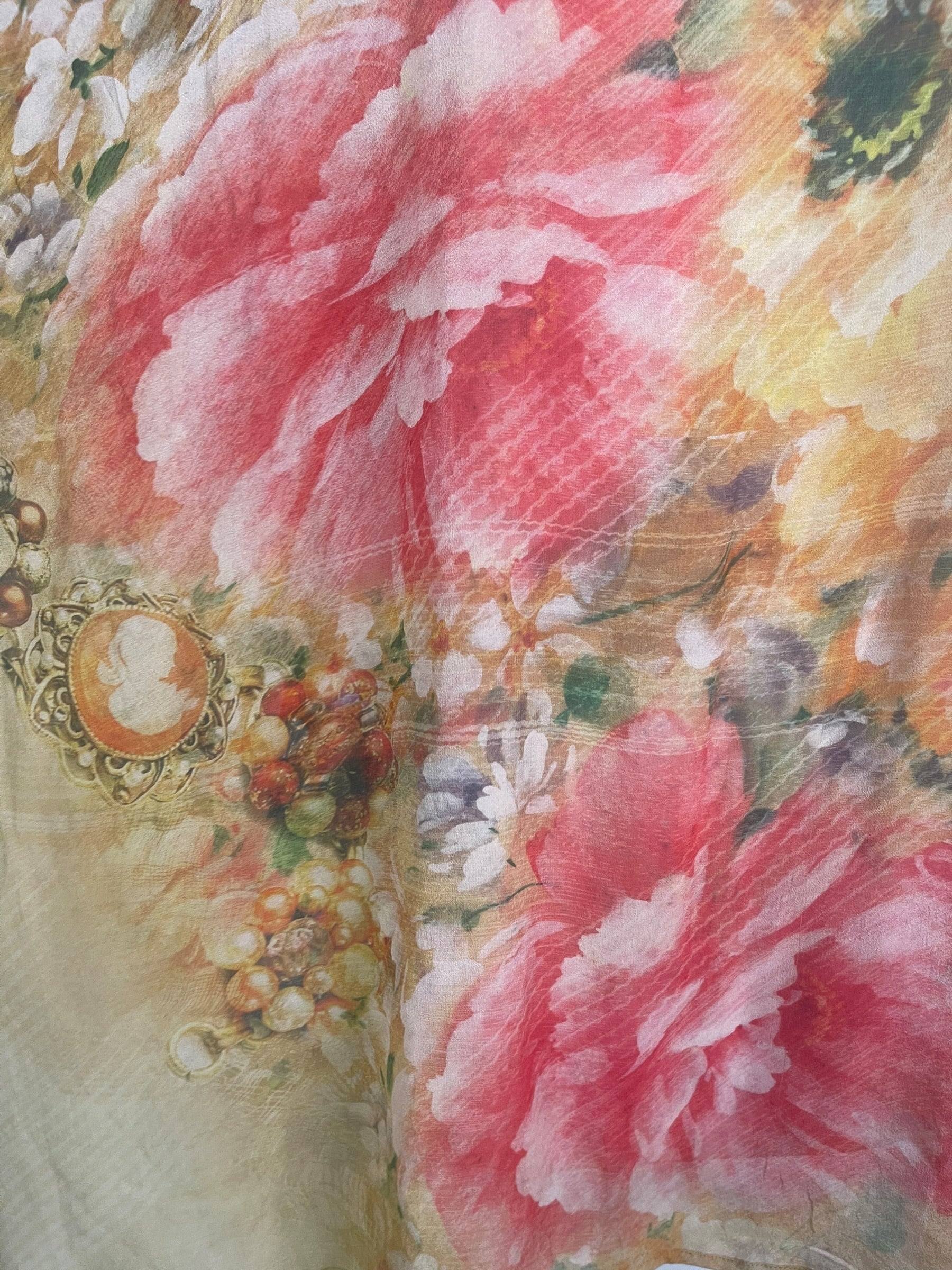 Releases Sunday at 8pm EST PRG8769 Sheer Avatar Pure Silk Short Kaftan Tunic with Slits