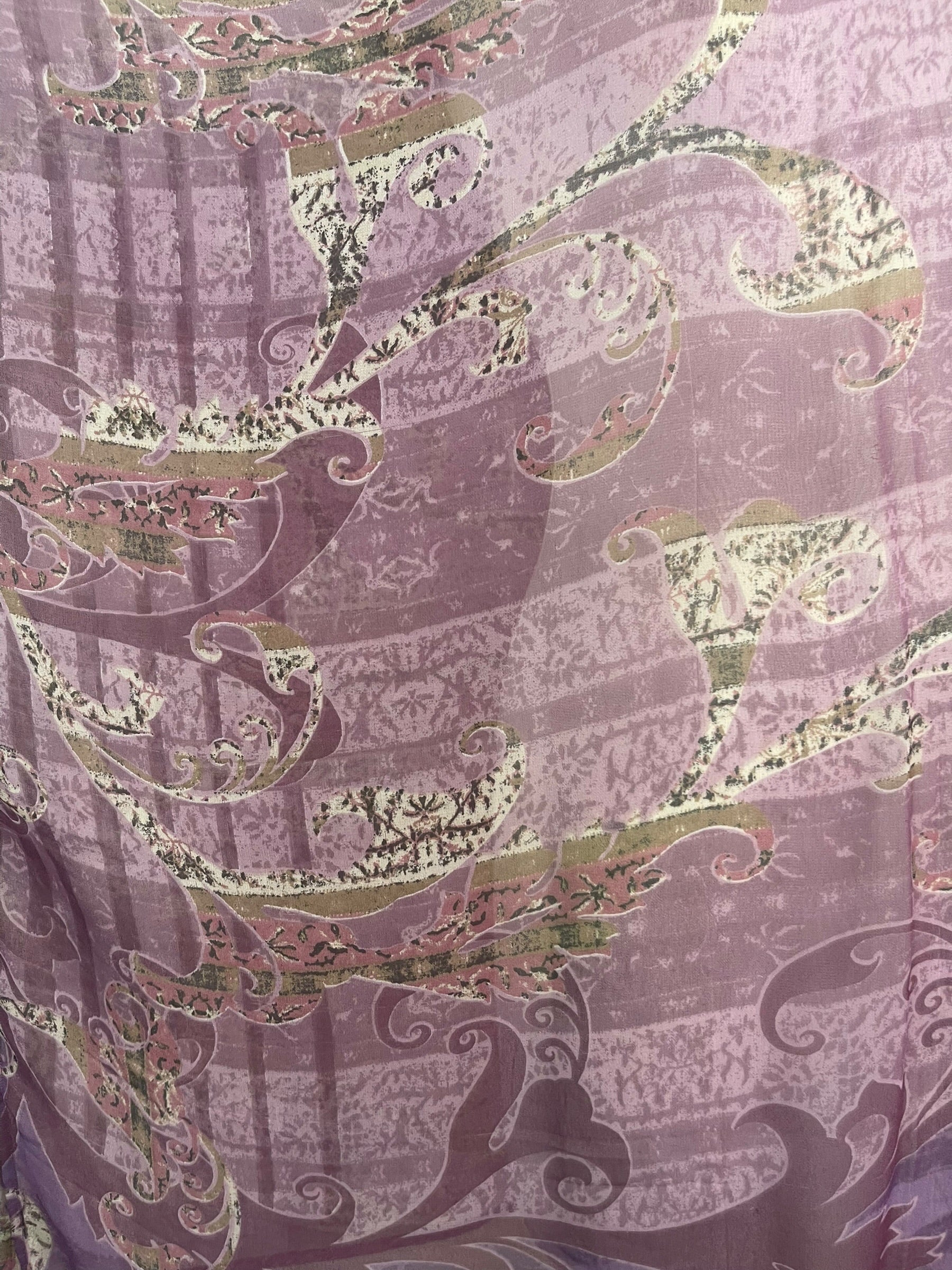 Releases Sunday at 8pm EST PRG8770 Sheer Wabi Sabi Pure Silk Short Kaftan Tunic With Slits