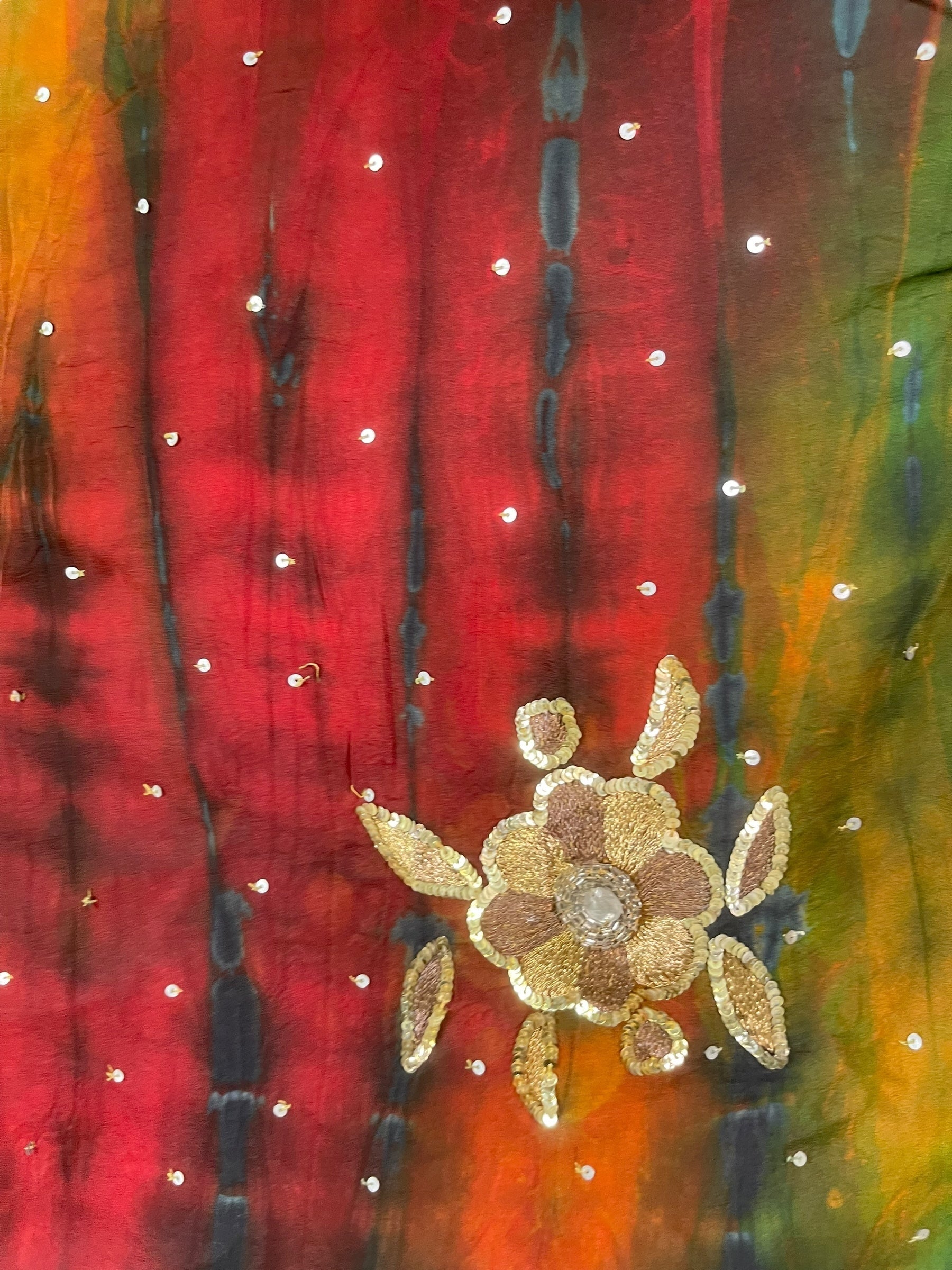 PREVIEW PRC8386 Avatar Reversible Pure Silk Jiva Jacket with Slits by DECEMBER2025 – Handmade ethical Jiva Jacket from sariKNOTsari using upcycled silk. Designed in Canada for travel and slow fashion, loved from Toronto to LA to Sydney.