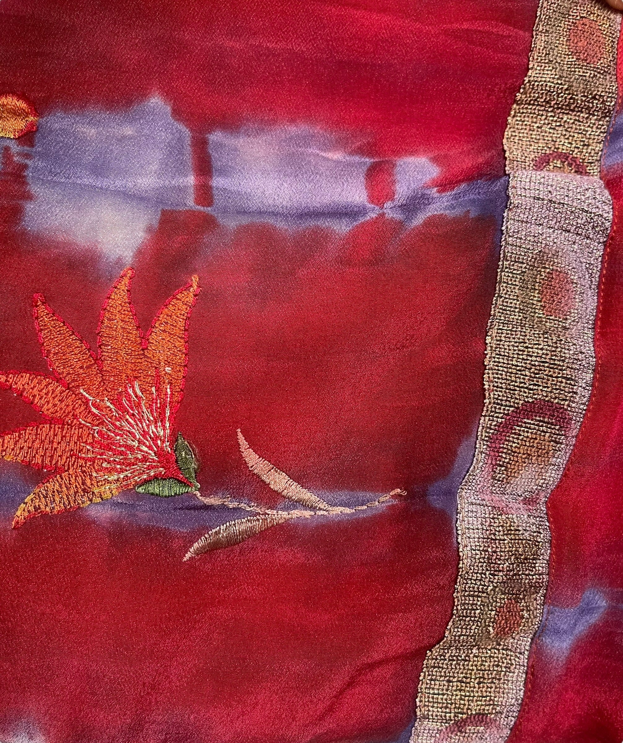 PREVIEW PRC8355 Avatar Reversible Pure Silk Jiva Jacket with Slits by DECEMBER2025 – Handmade ethical Jiva Jacket from sariKNOTsari using upcycled silk. Designed in Canada for travel and slow fashion, loved from Toronto to LA to Sydney.