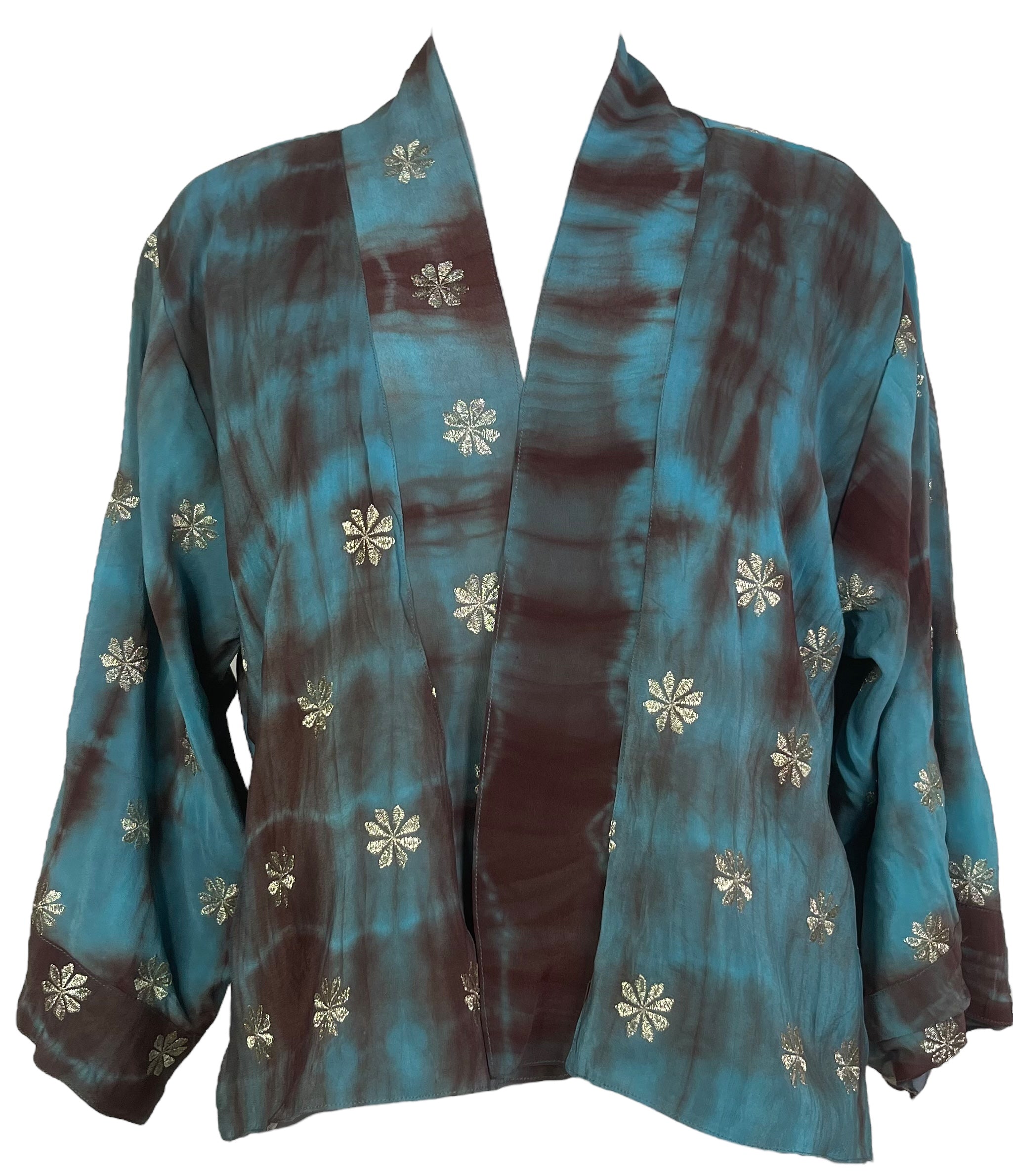 PRC7922 Avatar Reversible Pure Silk Jiva Jacket with Slits