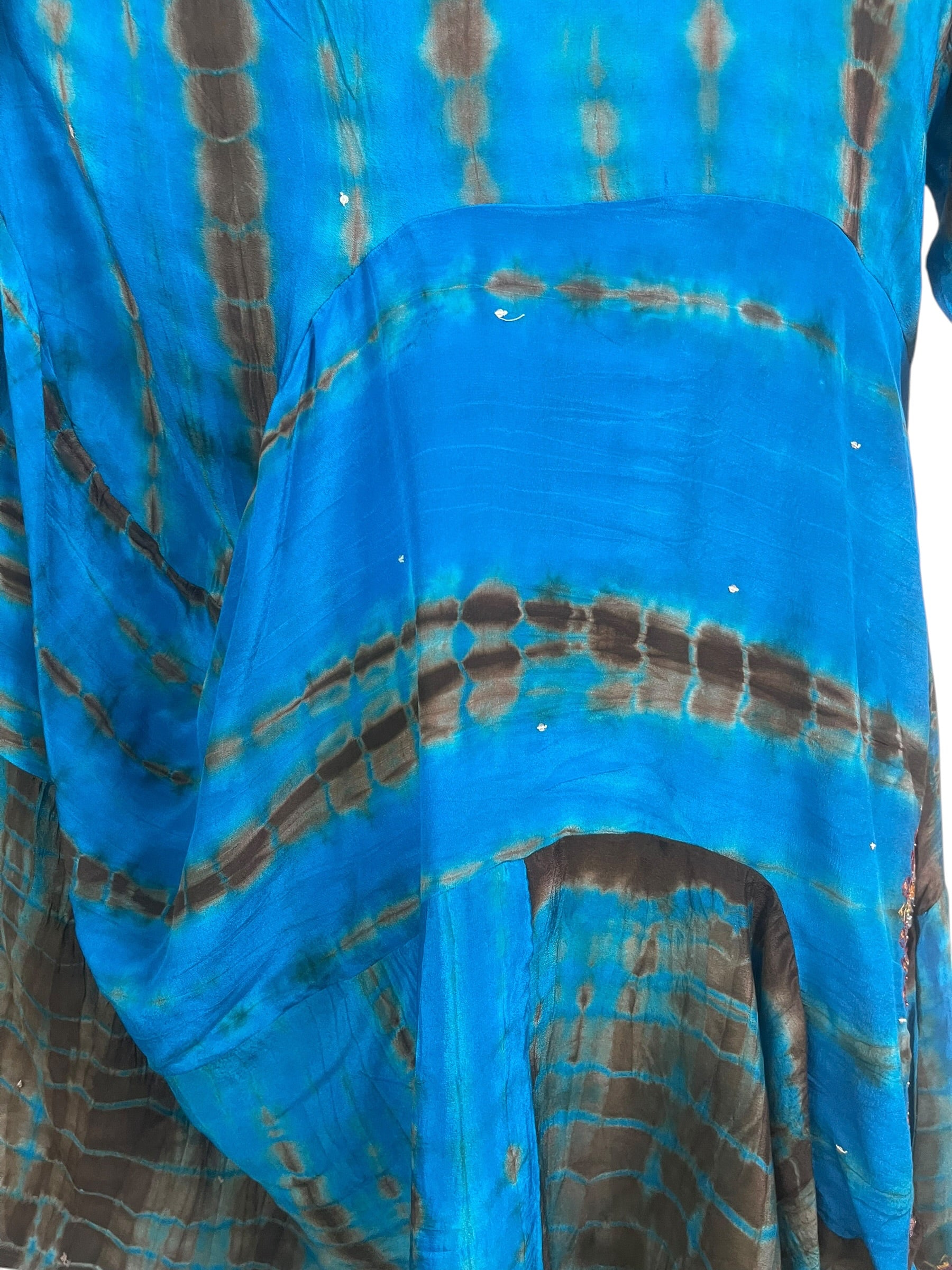 Releases Sunday at 8pm EST PRC9144 Avatar Pure Silk Sculptural Long Tunic Dress