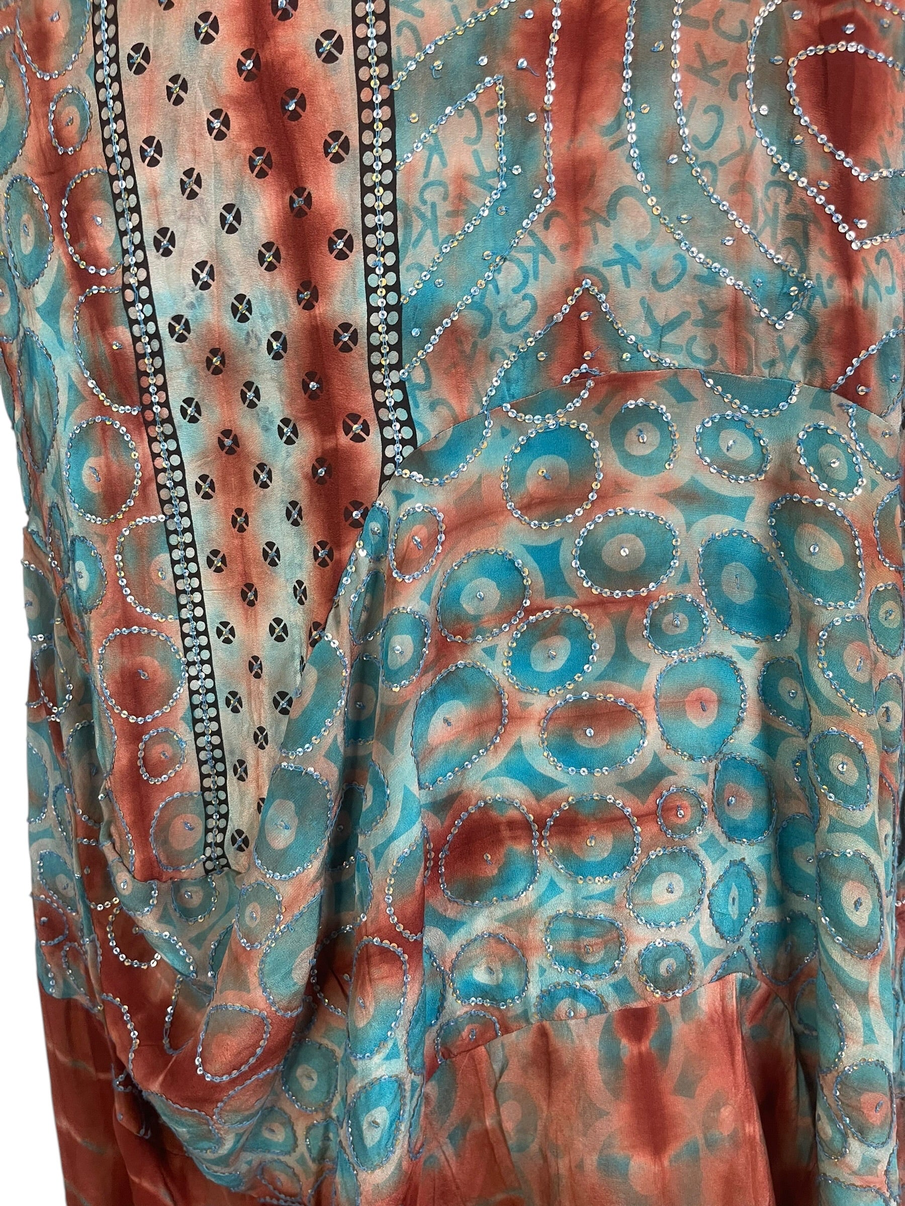 Releases Sunday at 8pm EST PRC9152 Avatar Pure Silk Sculptural Long Tunic Dress