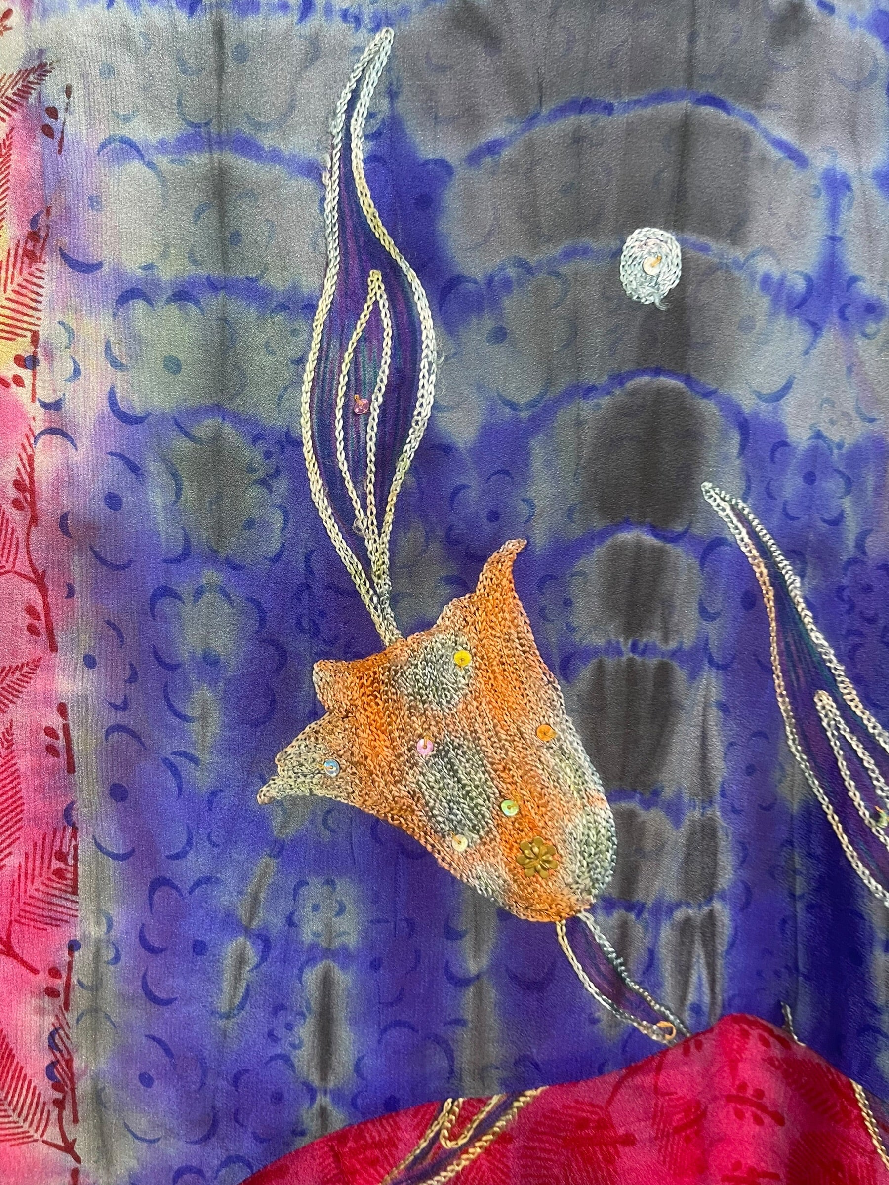 Releases Sunday at 8pm EST PRC9147 Avatar Pure Silk Sculptural Long Tunic Dress