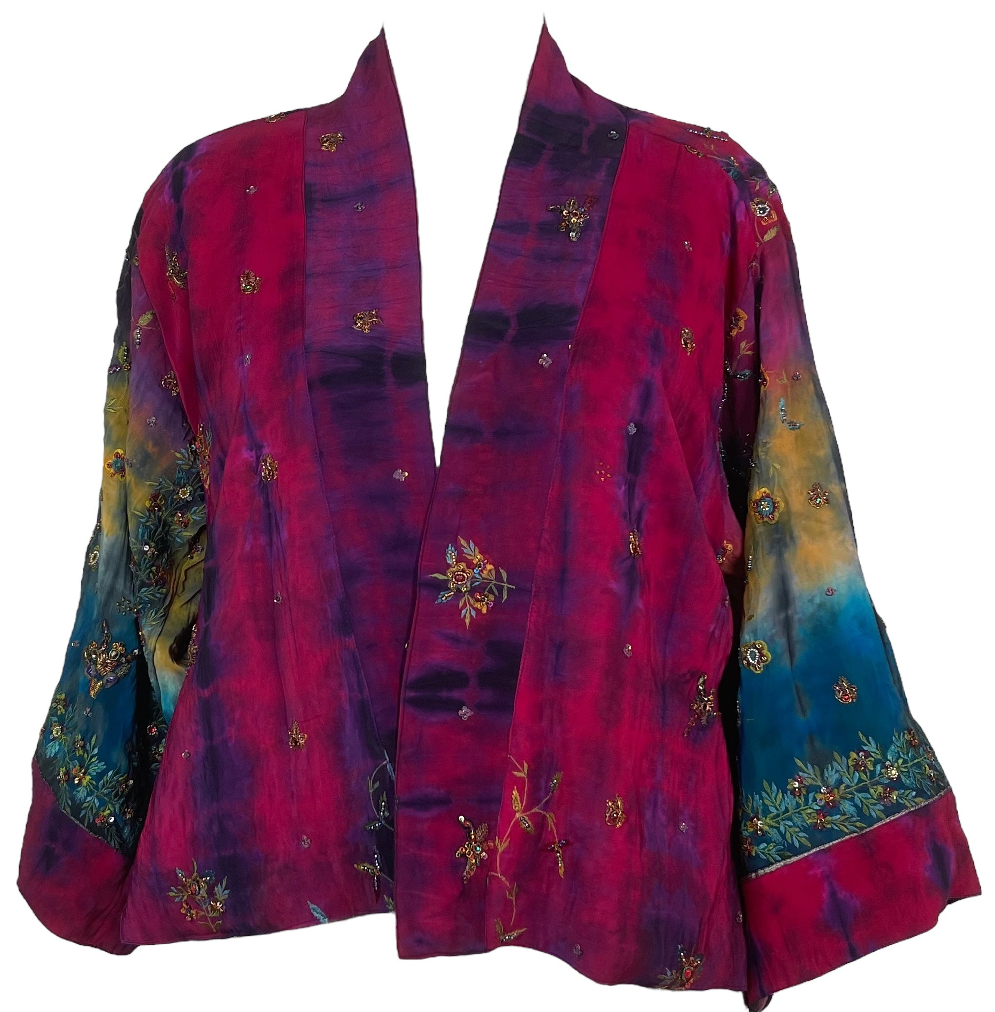 PRC8379 Avatar Reversible Pure Silk Jiva Jacket with Slits