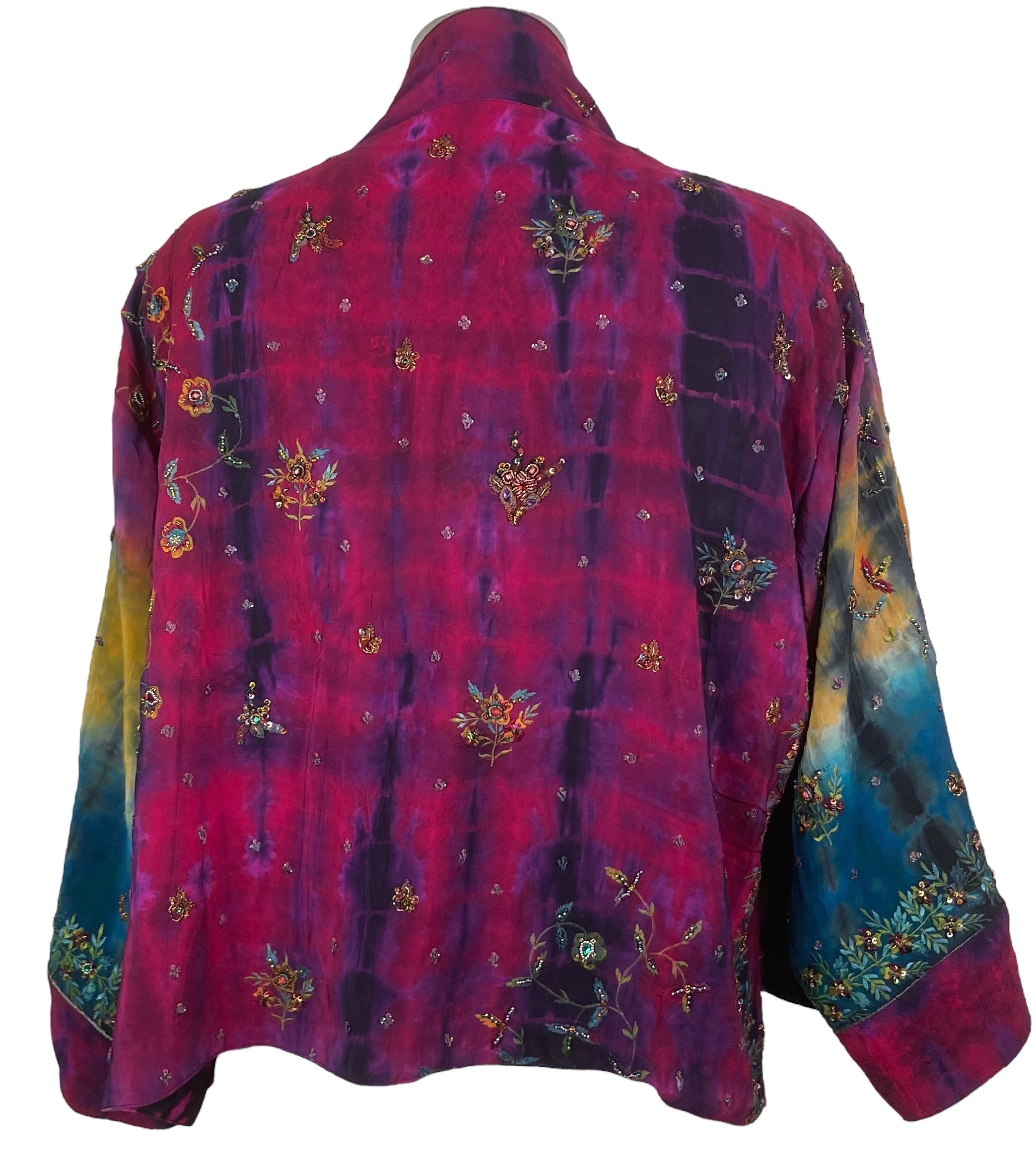 PRC8379 Avatar Reversible Pure Silk Jiva Jacket with Slits