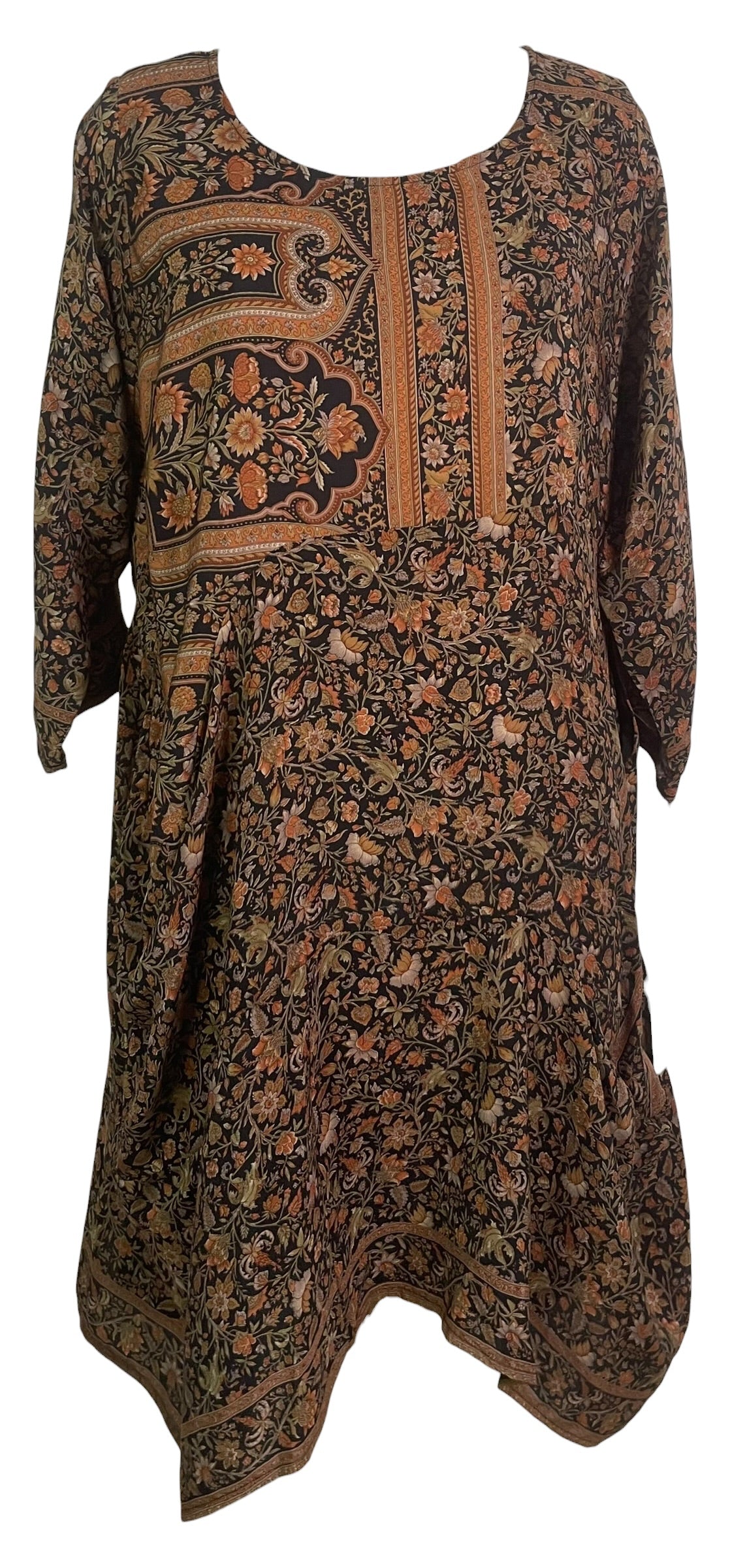 Releases Sunday August 9th at 8pm EST PRC9155 Avatar Pure Silk Sculptural Long Tunic Dress