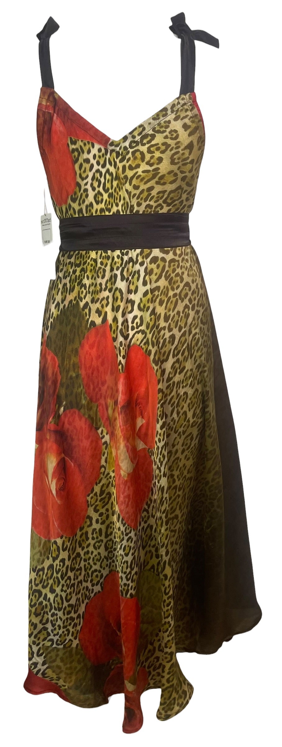 Releases Sunday at 8pm EST PRS9095 Avatar Pure Silk Maxi Dress with Belt