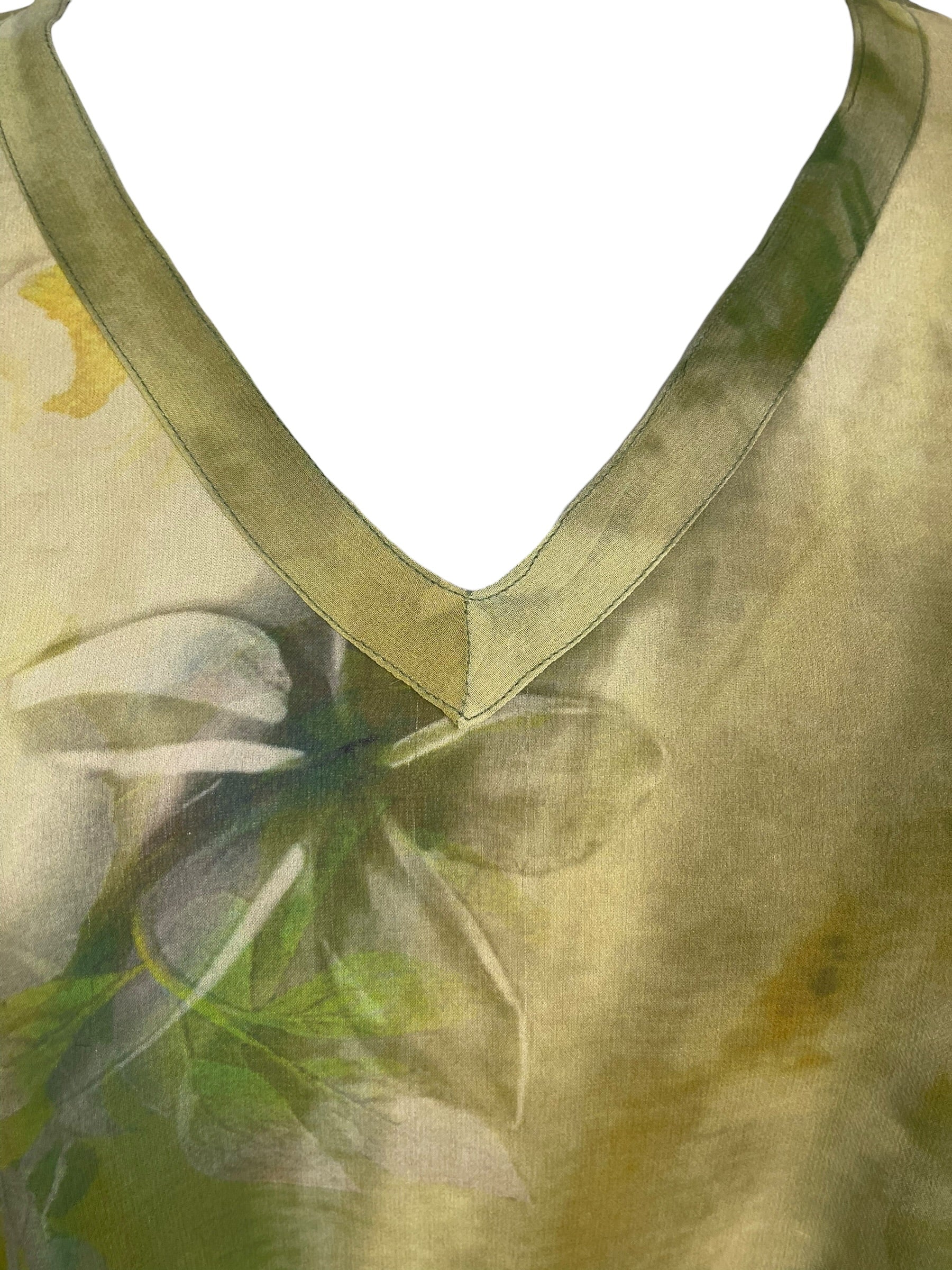 Releases Sunday at 8pm EST PRG9159 Sheer Avatar Pure Silk Long Tunic with Side Ties
