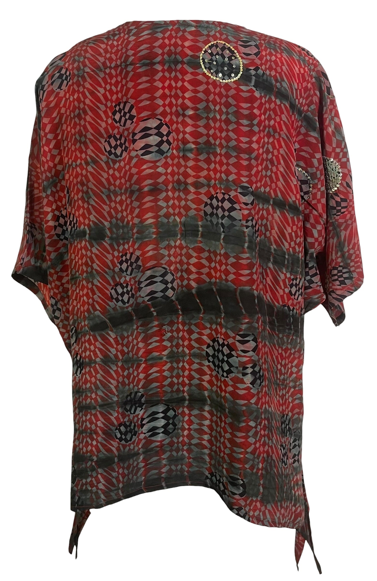 Releases Sunday at 8pm EST PRC9148 Avatar Pure Silk Long Tunic with Side Ties