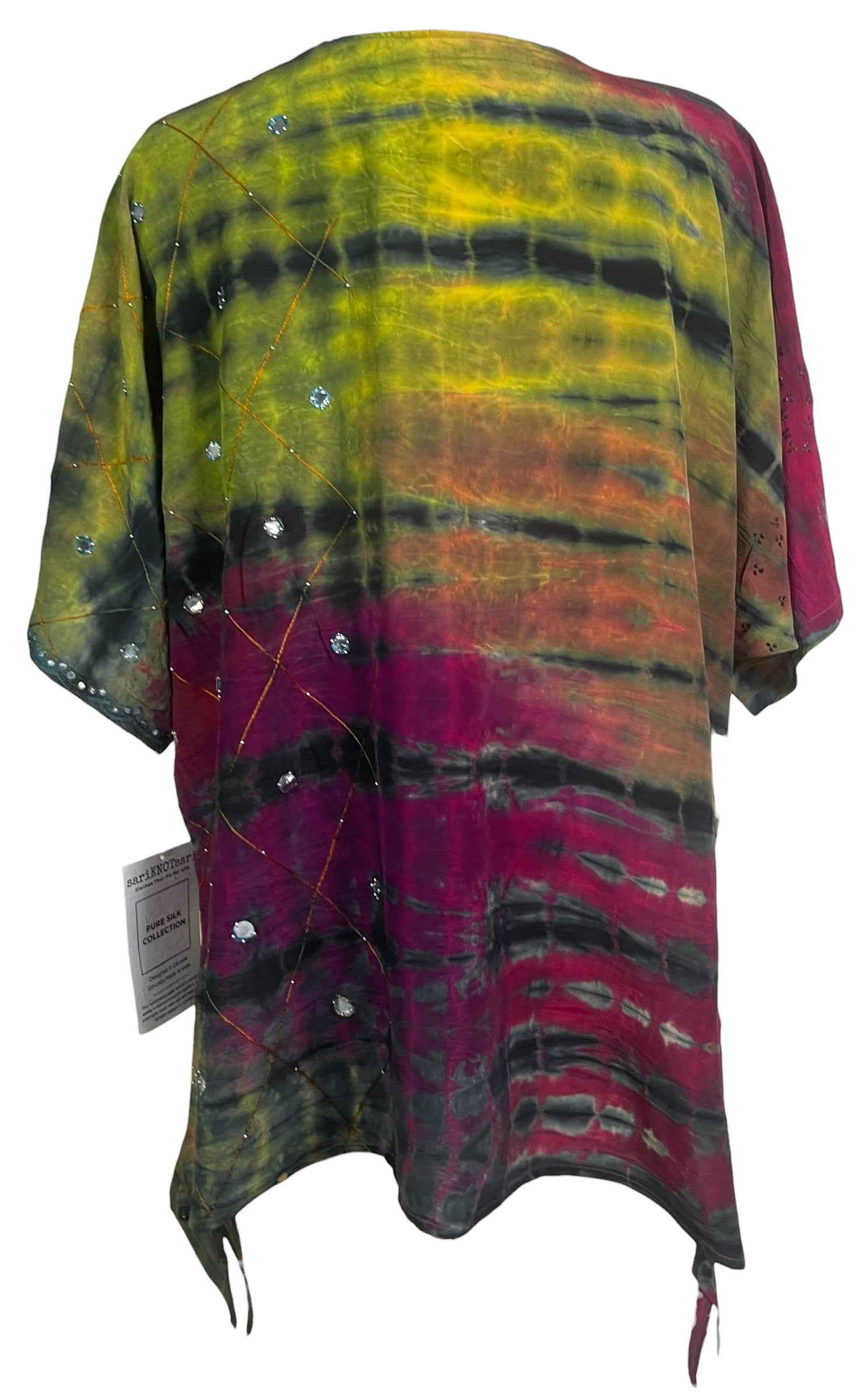 Releases Sunday at 8pm EST PRC9174 Avatar Pure Silk Long Tunic with Side Ties