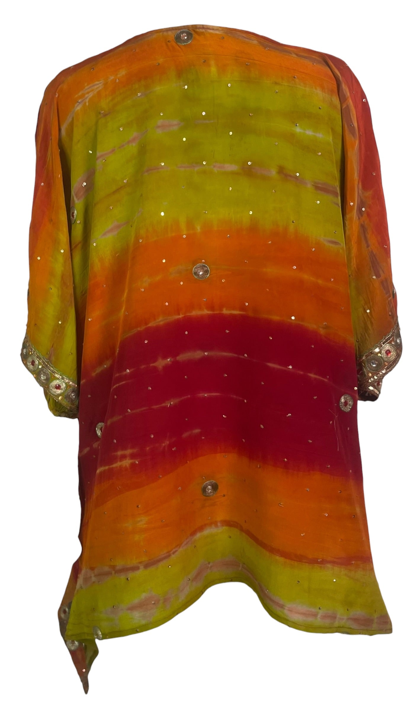 Releases Sunday at 8pm EST PRC9143 Wabi Sabi Pure Silk Long Tunic with Side Ties