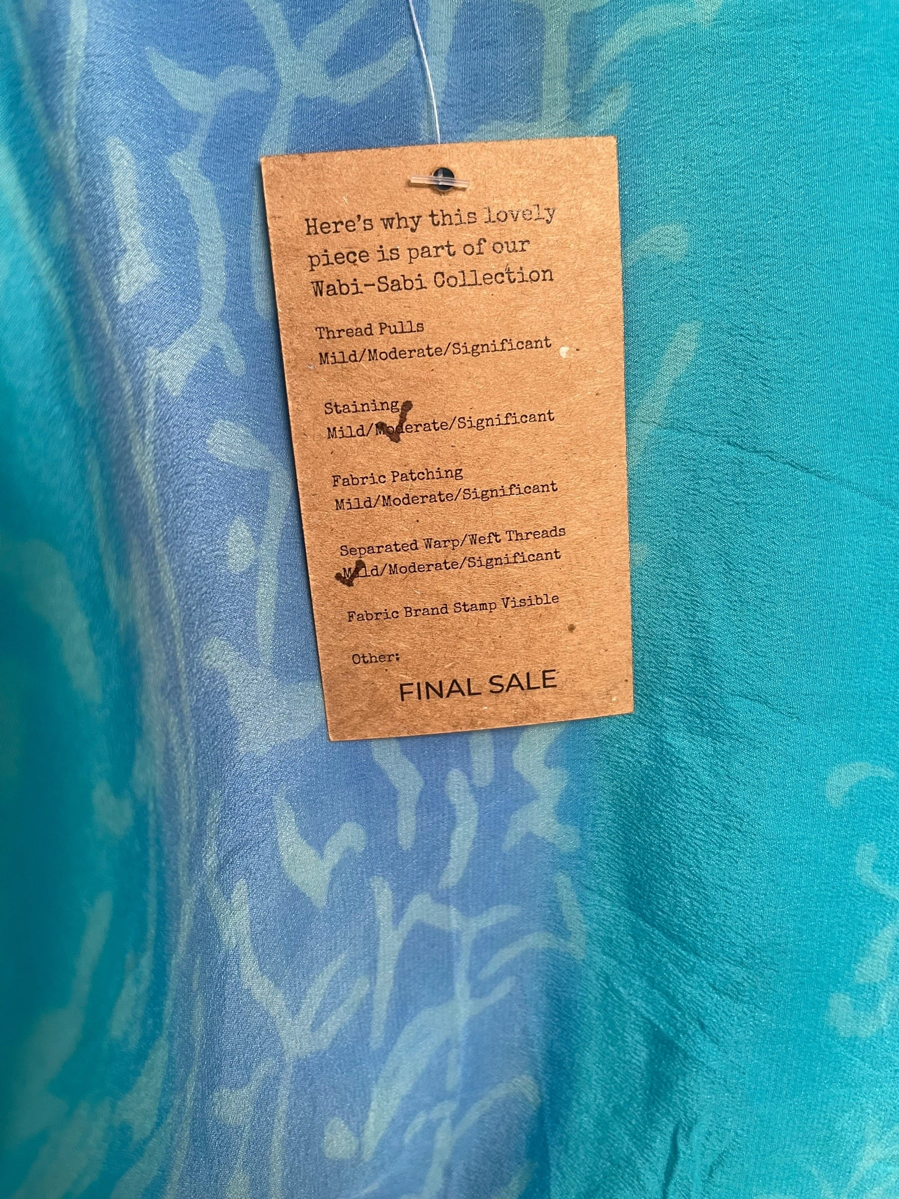 Releases Sunday at 8pm EST PRC9069 Wabi Sabi Pure Silk Versatile Vest