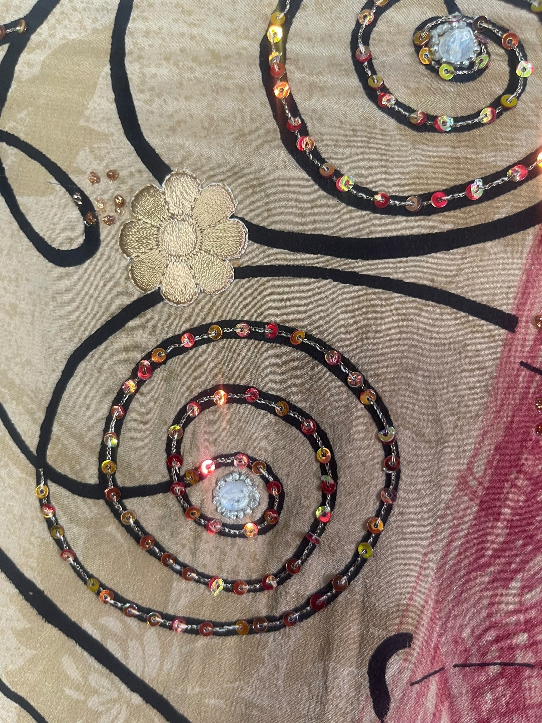 PREVIEW PRC8300 Avatar Pure Silk Midi Length Kaftan by FEBRUARY2026 – Handmade ethical Midi Length Kaftan from sariKNOTsari using upcycled silk. Designed in Canada for travel and slow fashion, loved from Toronto to LA to Sydney.