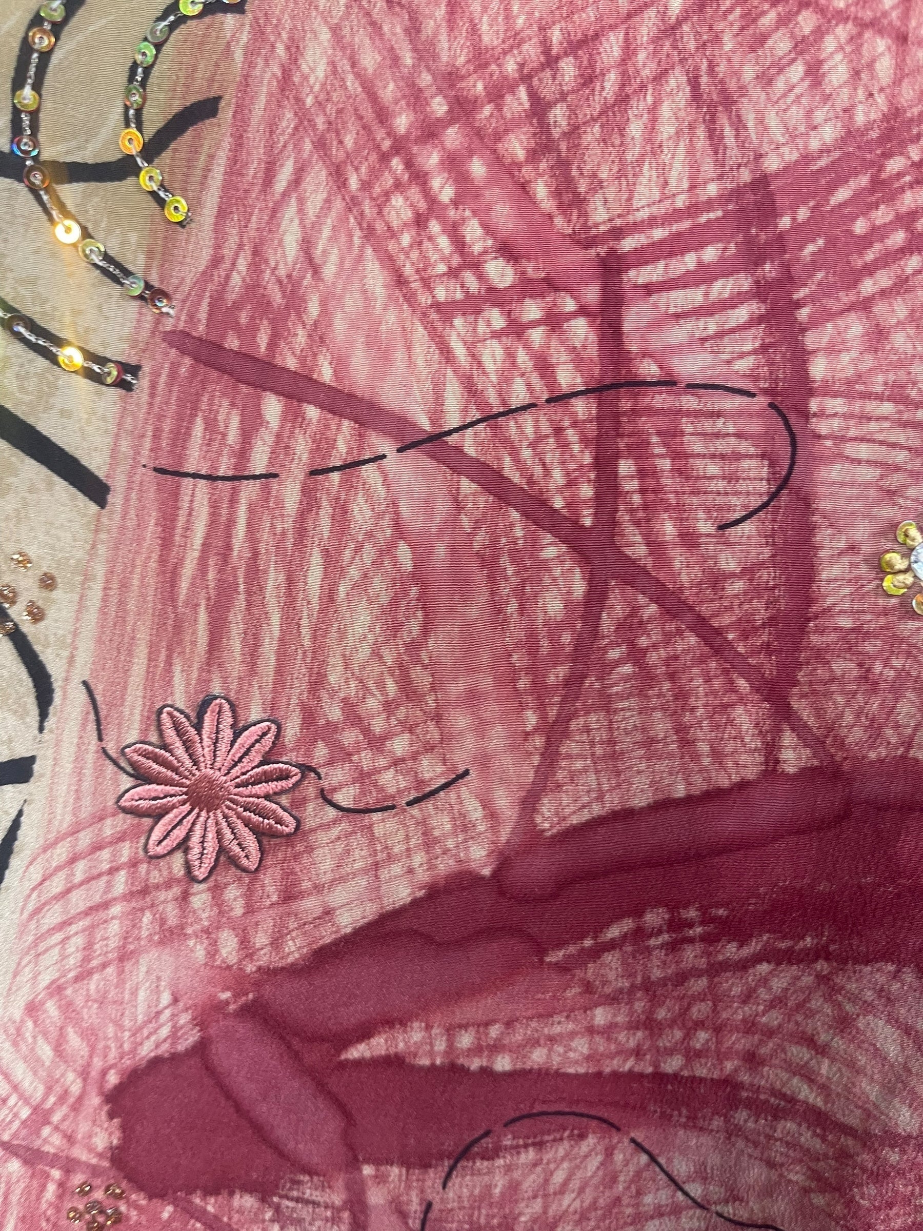 PREVIEW PRC8300 Avatar Pure Silk Midi Length Kaftan by FEBRUARY2026 – Handmade ethical Midi Length Kaftan from sariKNOTsari using upcycled silk. Designed in Canada for travel and slow fashion, loved from Toronto to LA to Sydney.