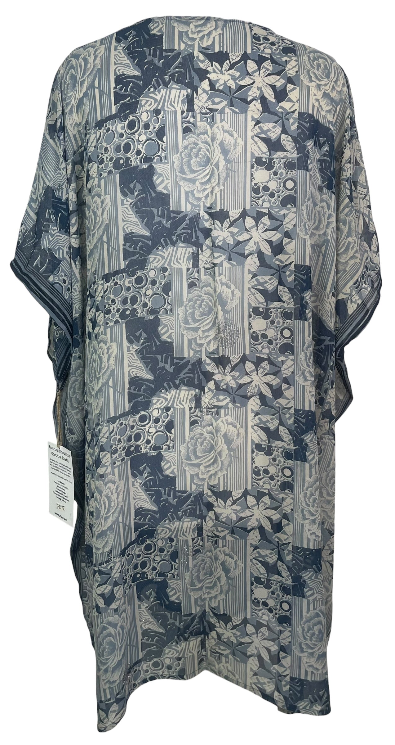 PREVIEW PRG8575 Sheer Avatar Pure Silk Midi Length Kaftan