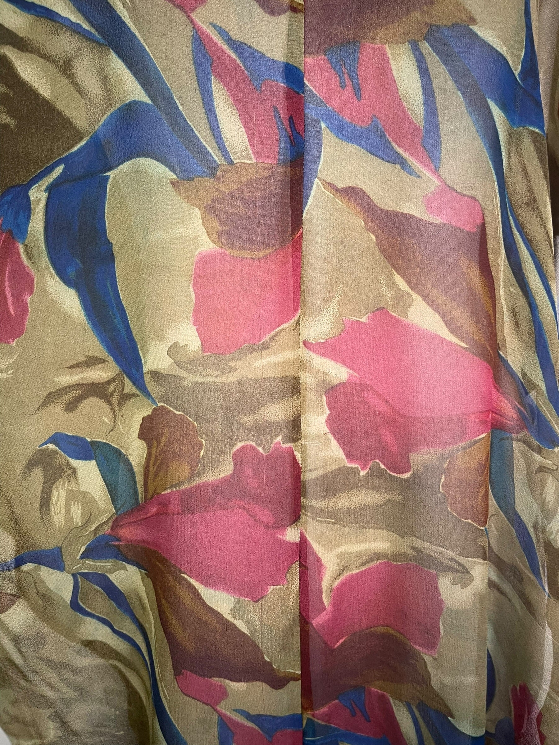 PRG9209 Sheer Wabi Sabi Pure Silk Waterfall Top
