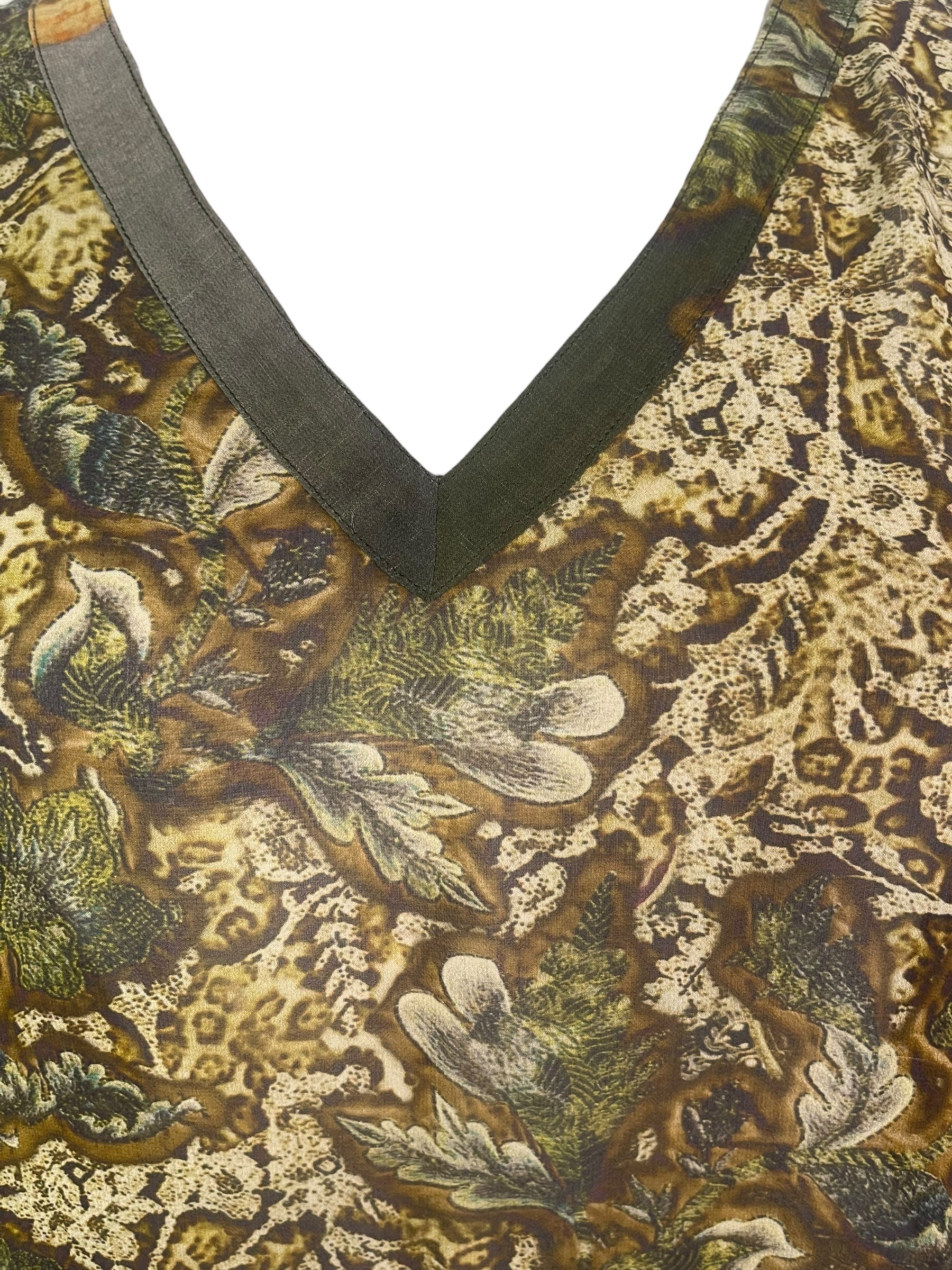 PREVIEW PRG8030 Sheer Avatar Pure Silk Midi Length Kaftan