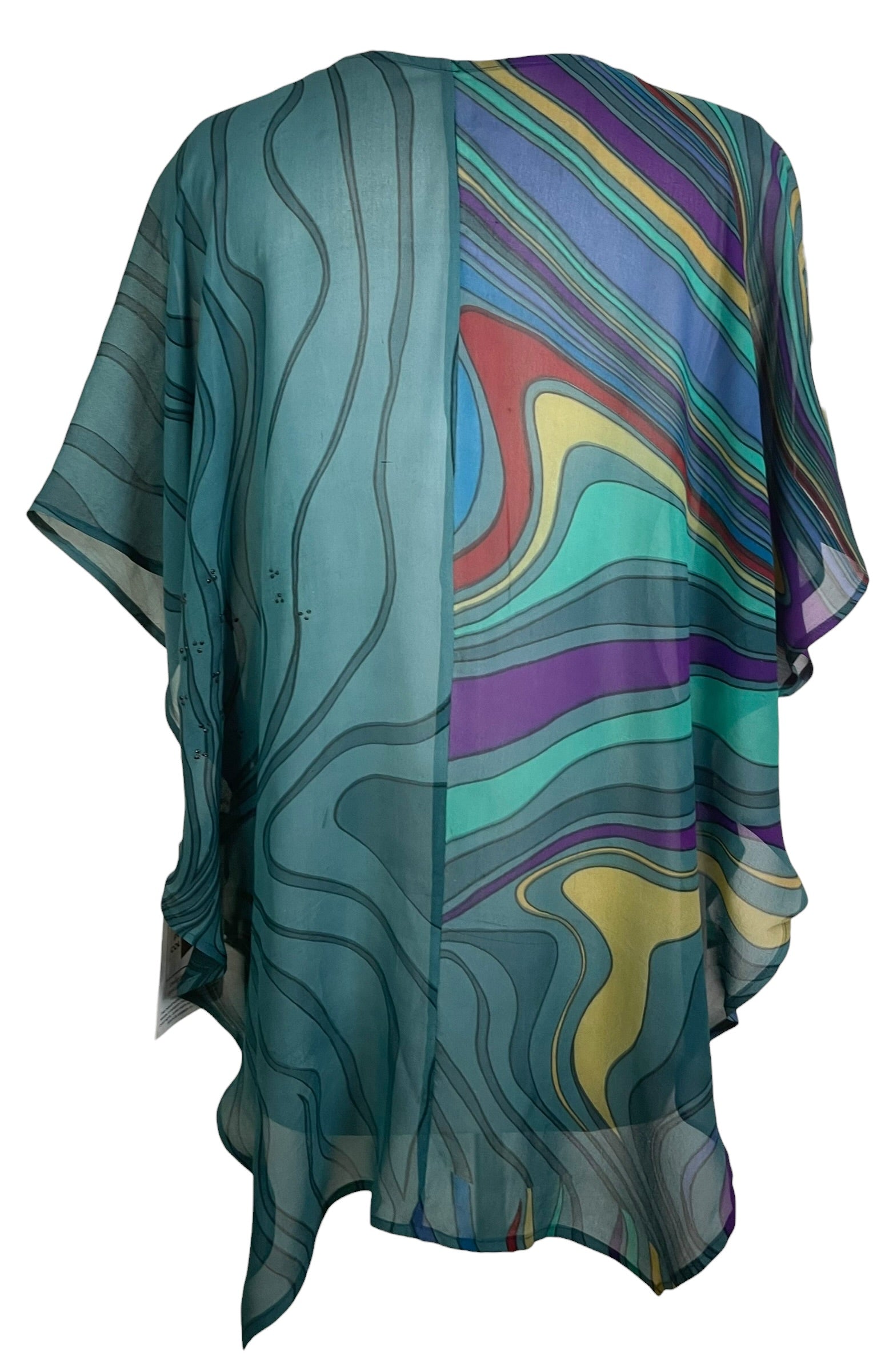 Releases Sunday at 8pm EST PRG9204 Sheer Wabi Sabi Pure Silk Waterfall Top