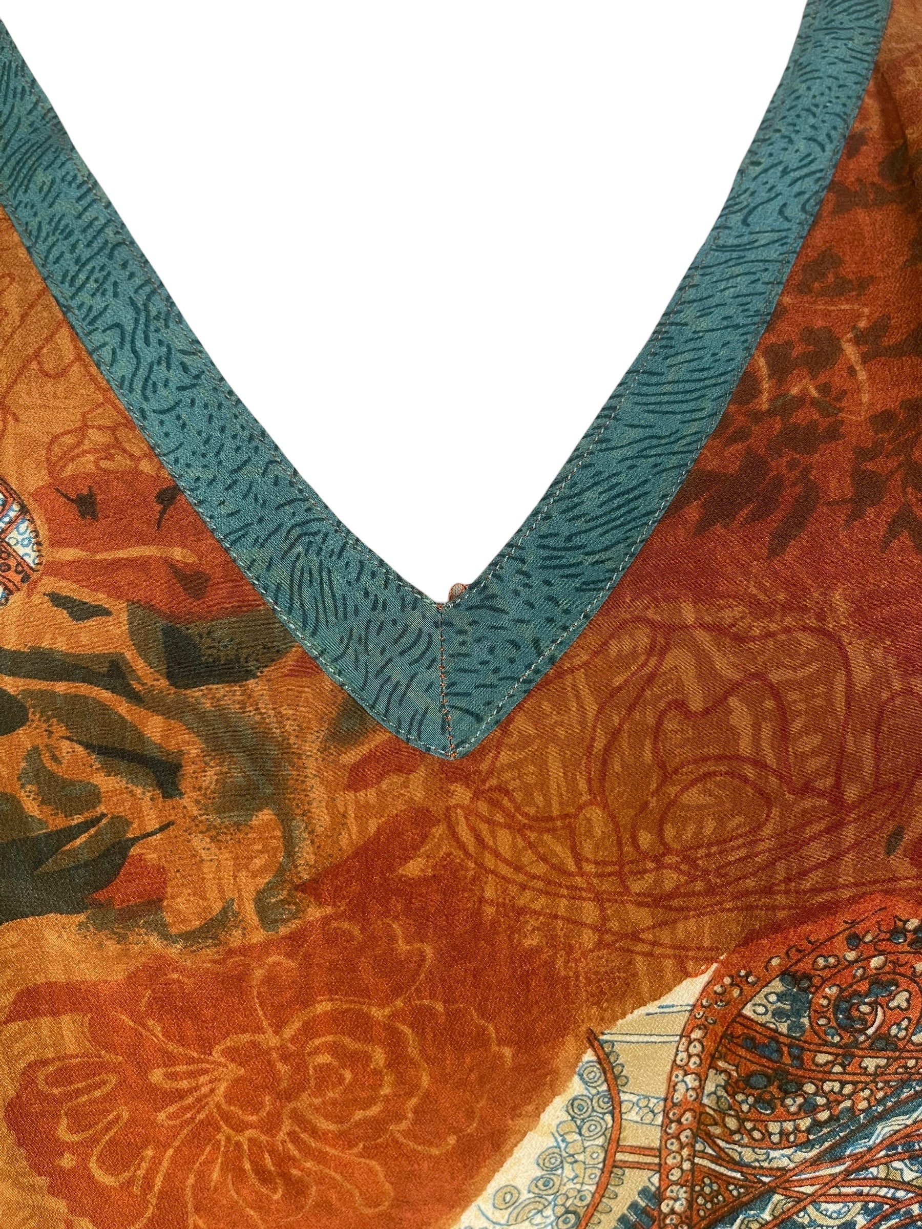 PREVIEW PRC8547 Avatar Pure Silk Midi Length Kaftan