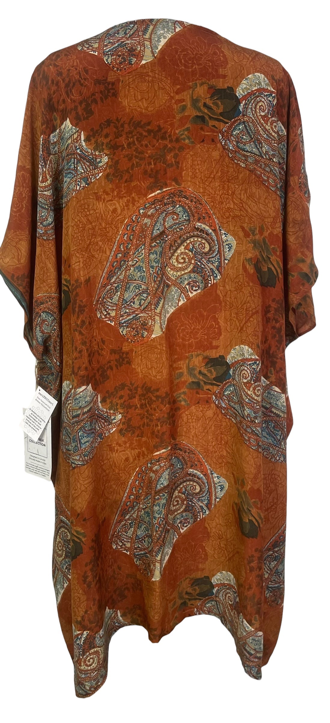 PREVIEW PRC8547 Avatar Pure Silk Midi Length Kaftan