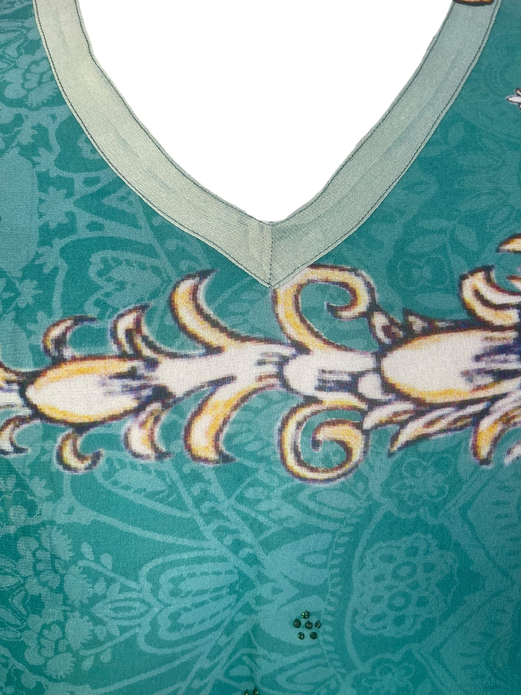 PREVIEW PRG8574 Sheer Avatar Pure Silk Midi Length Kaftan