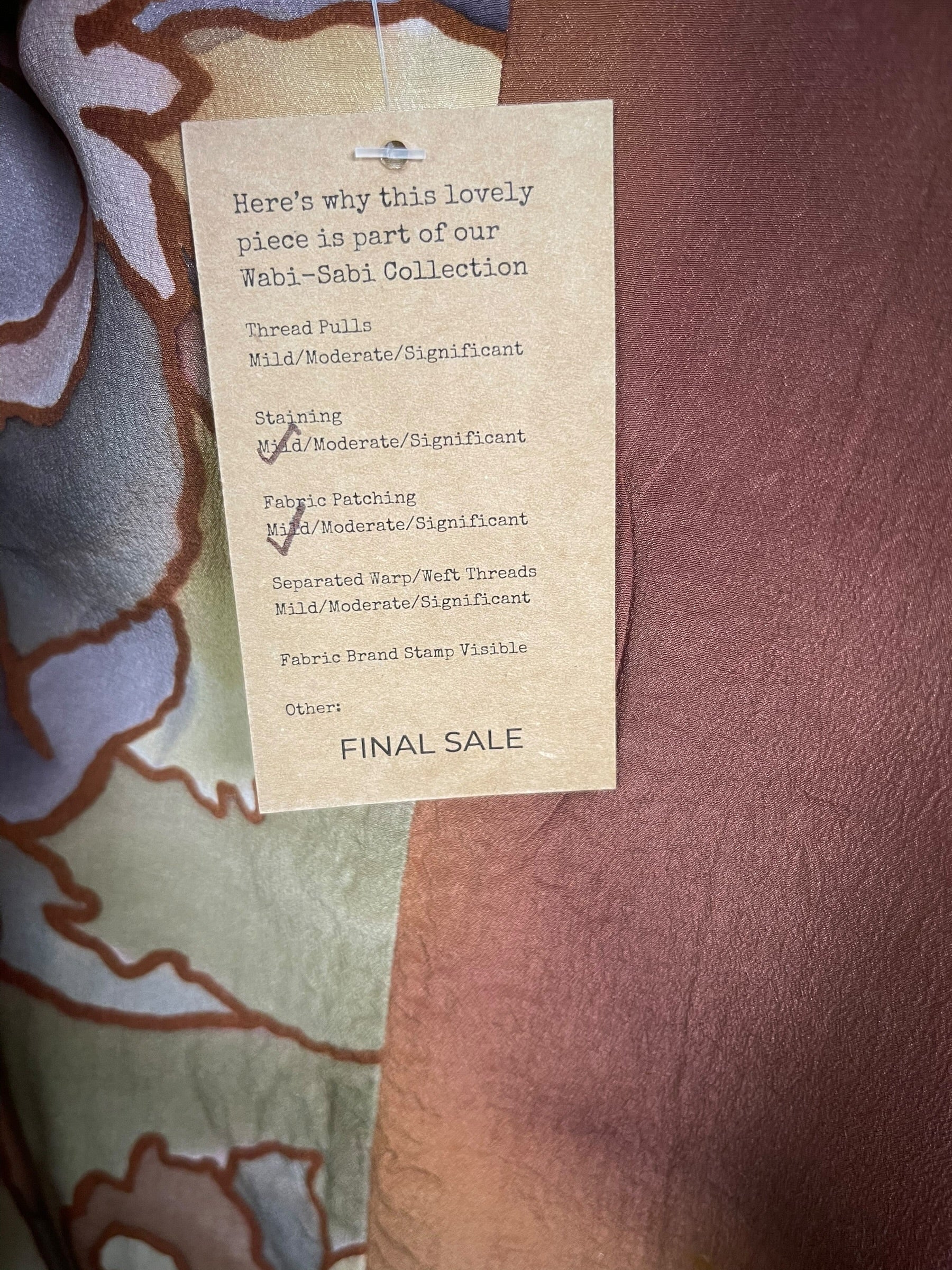 Releases Sunday at 8pm EST PRC9195 Wabi Sabi Pure Silk Waterfall Top