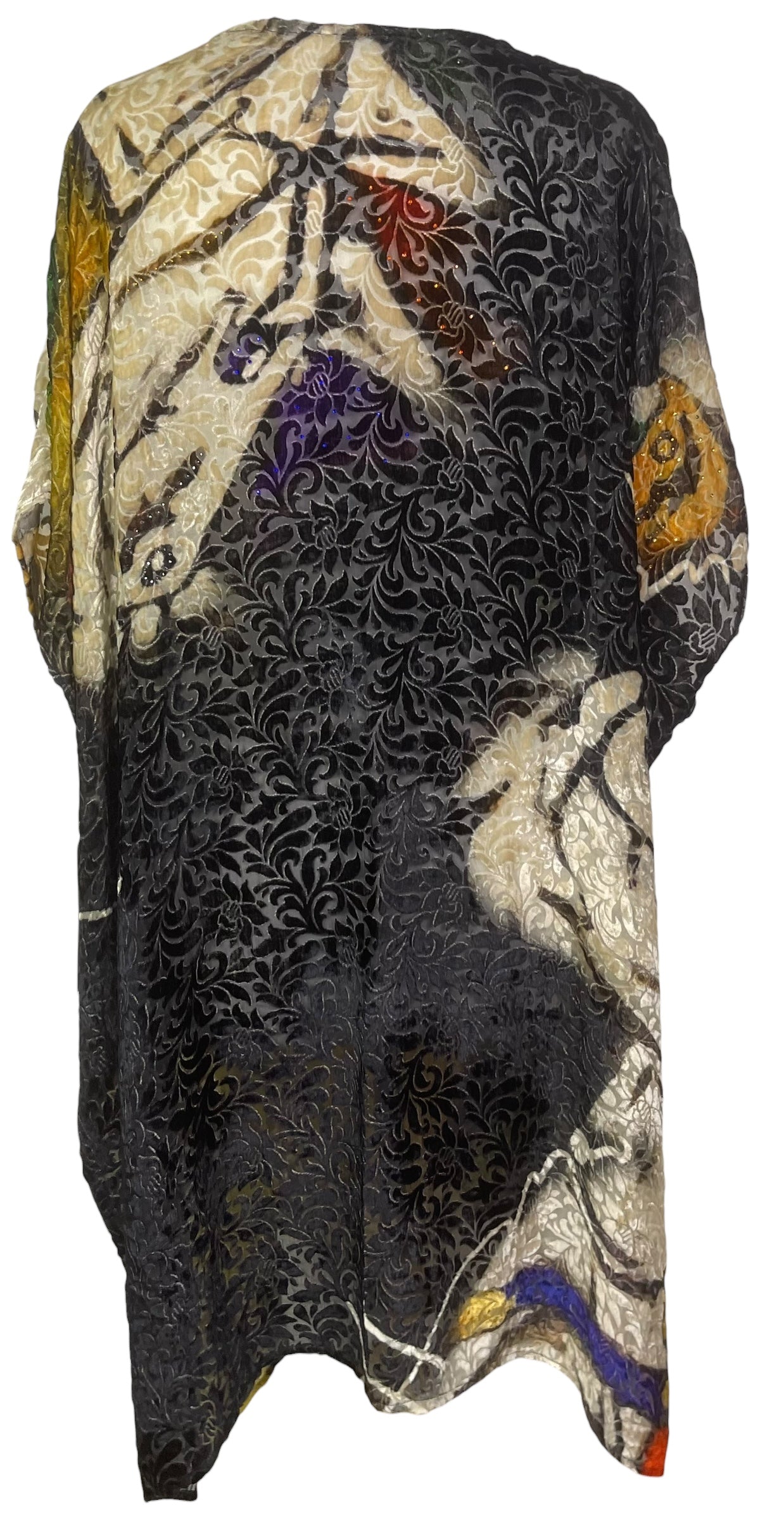 PREVIEW PRG8215 Sheer Avatar Pure Silk Midi Length Kaftan