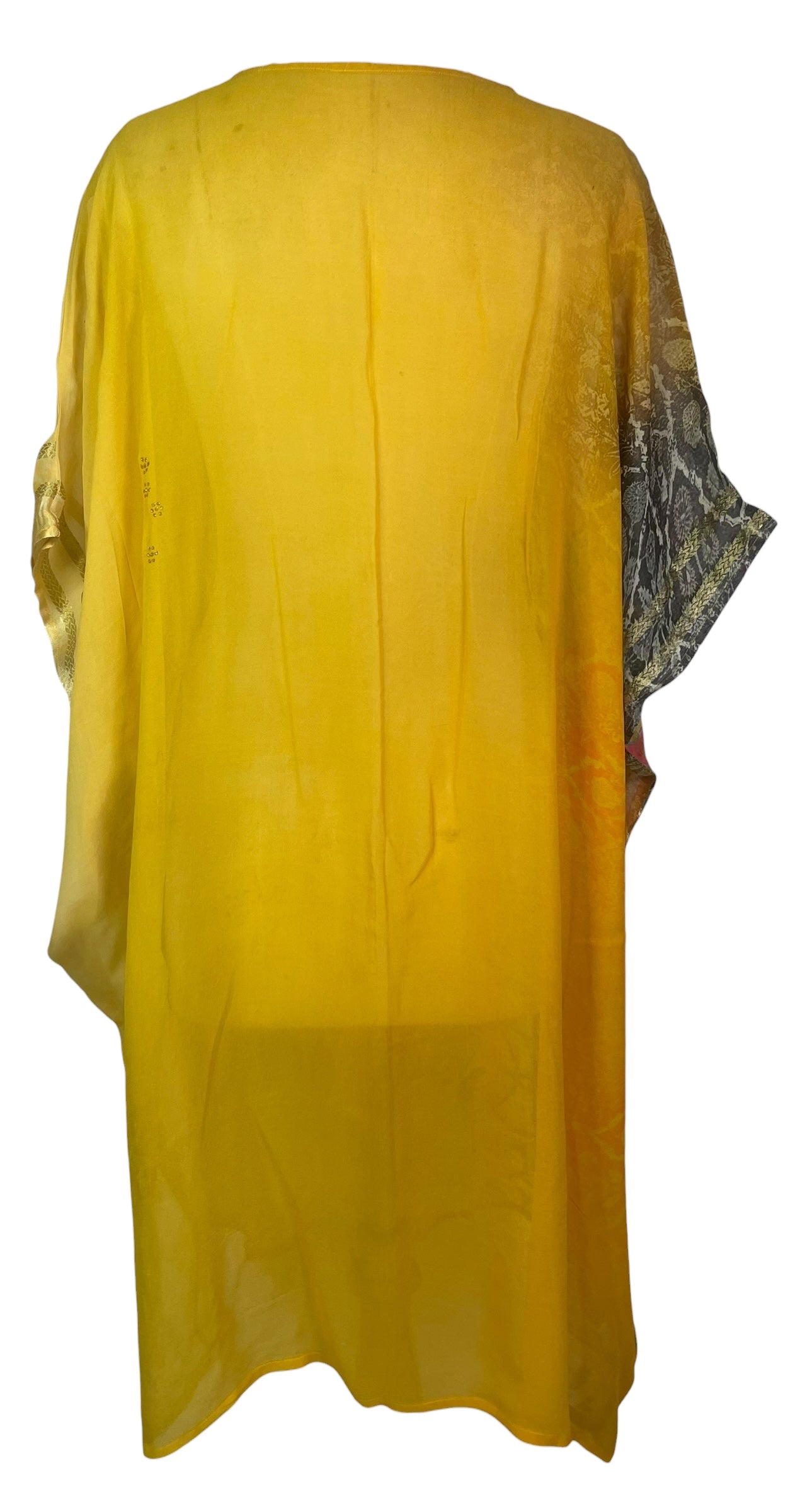 PREVIEW PRG8269 Sheer Wabi Sabi Pure Silk Midi Length Kaftan