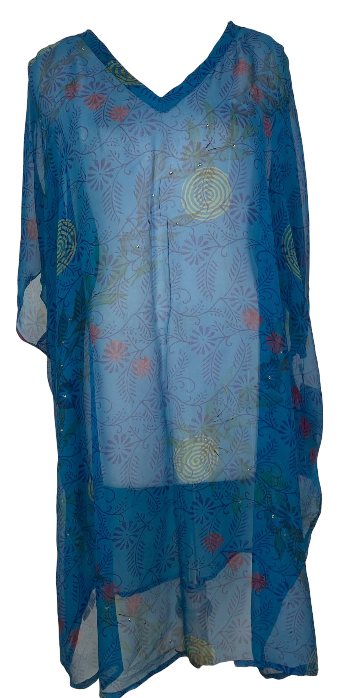 PREVIEW PRG7780 Sheer Avatar Pure Silk Midi Length Kaftan